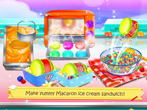 اسکرین شات 3 بازی Unicorn Ice Cream Sundae - Ice Desserts Maker