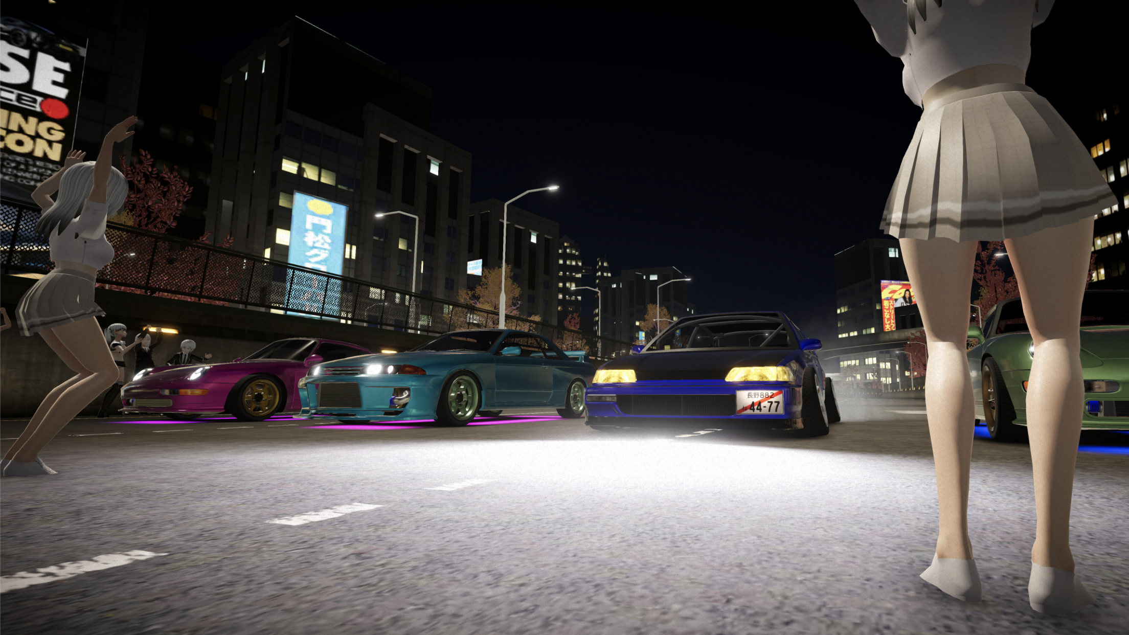 اسکرین شات 2 بازی Kanjozokuレーサ Racing Car Games