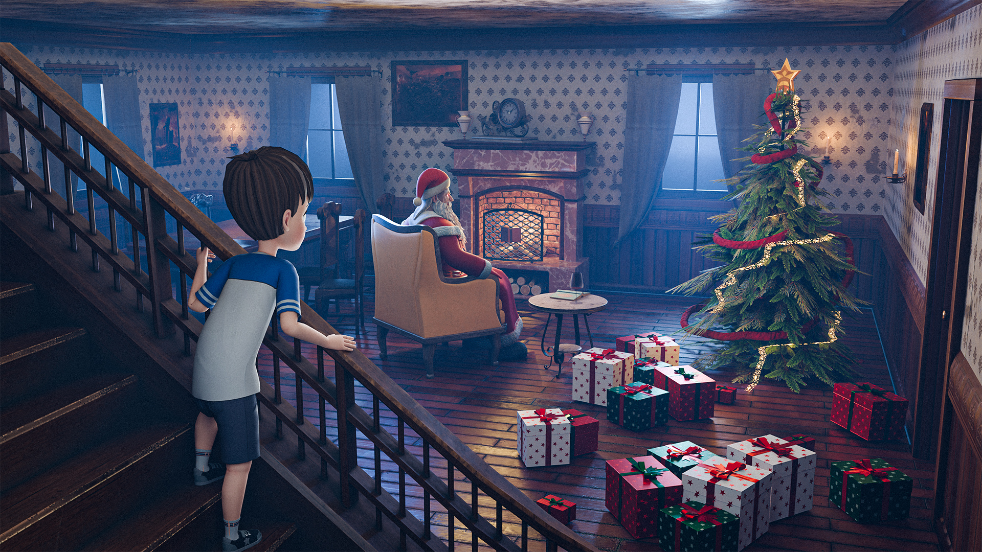 اسکرین شات 5 بازی Scary Santa Game - Horror Game