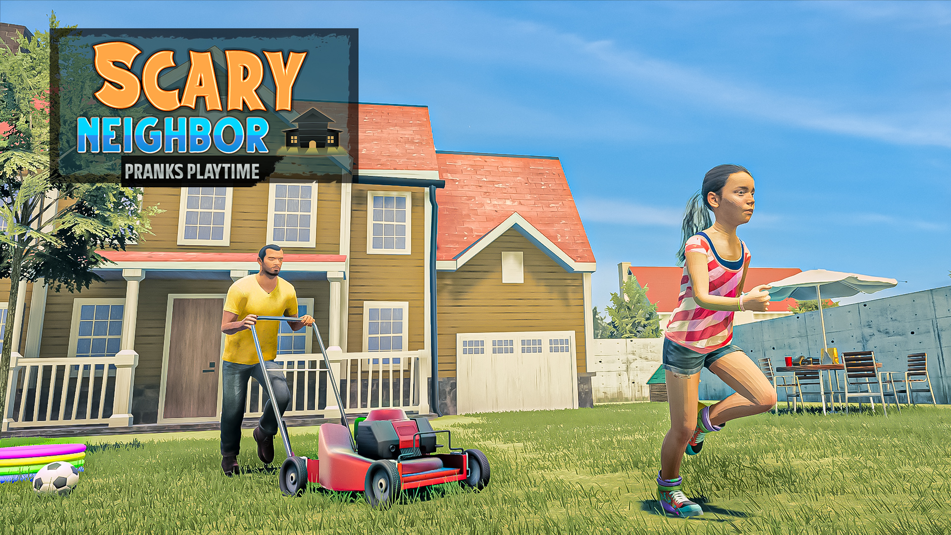 اسکرین شات 5 بازی Scary Neighbor Pranks Playtime