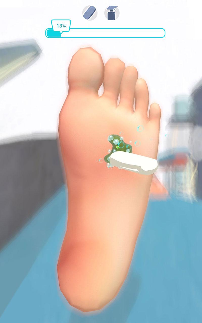 اسکرین شات 6 بازی Foot Clinic - ASMR Feet Care