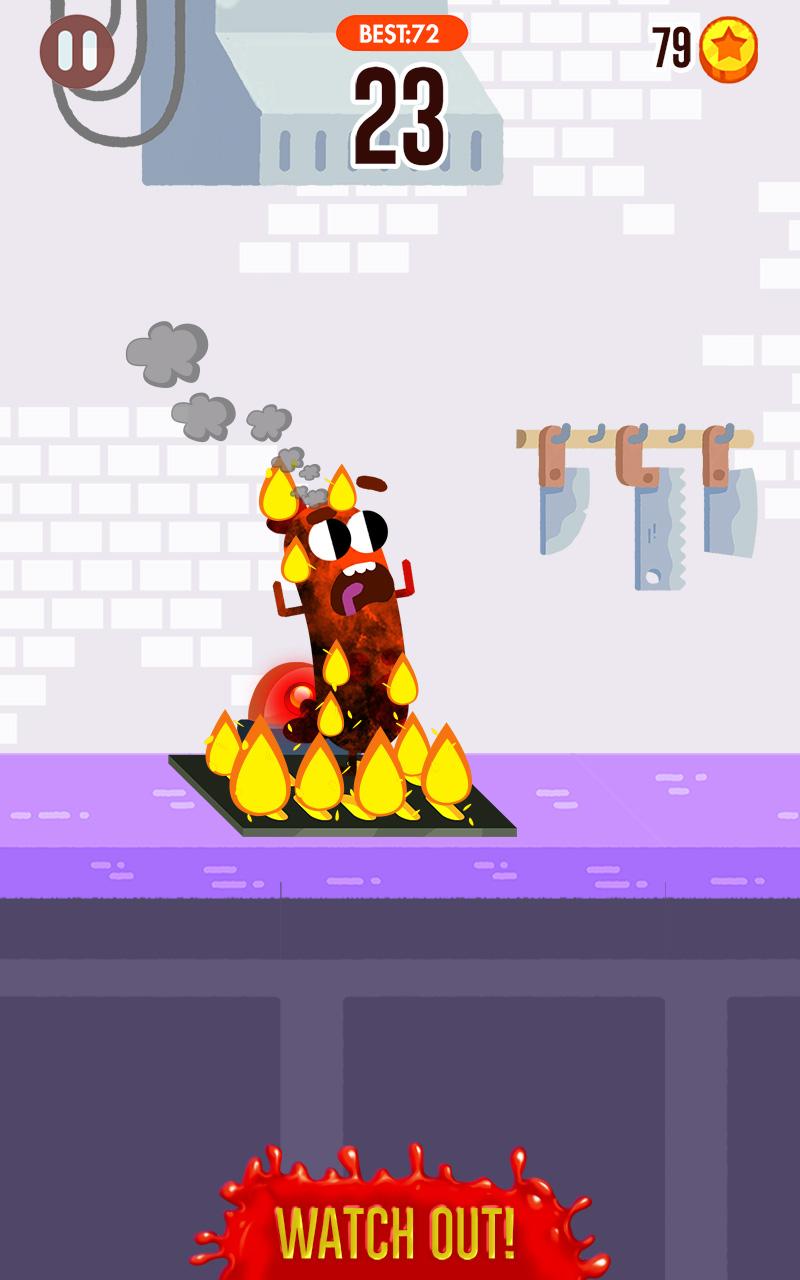 اسکرین شات 2 بازی Run Sausage Run!