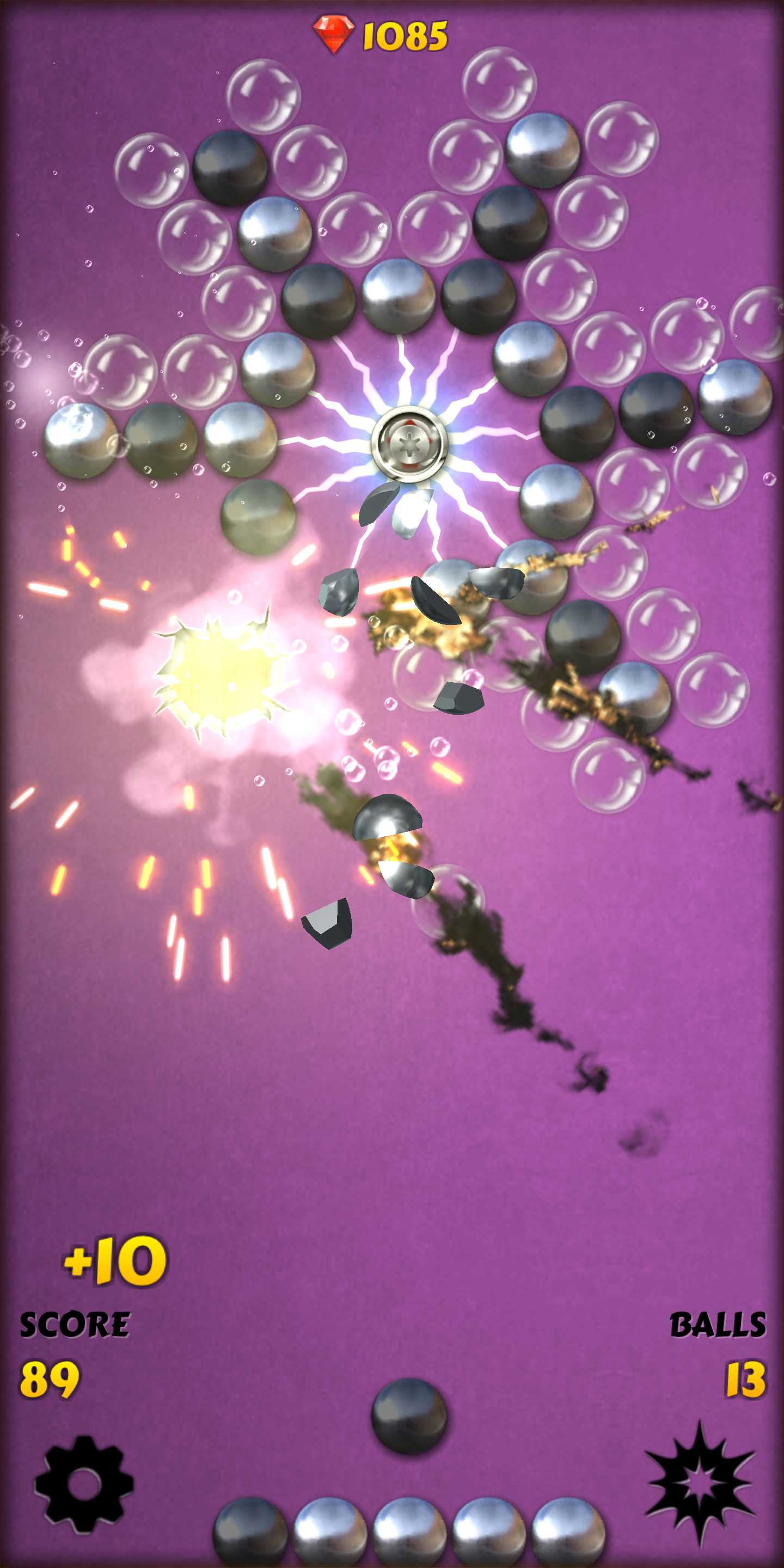اسکرین شات 2 بازی Magnet Balls PRO: Match-Three