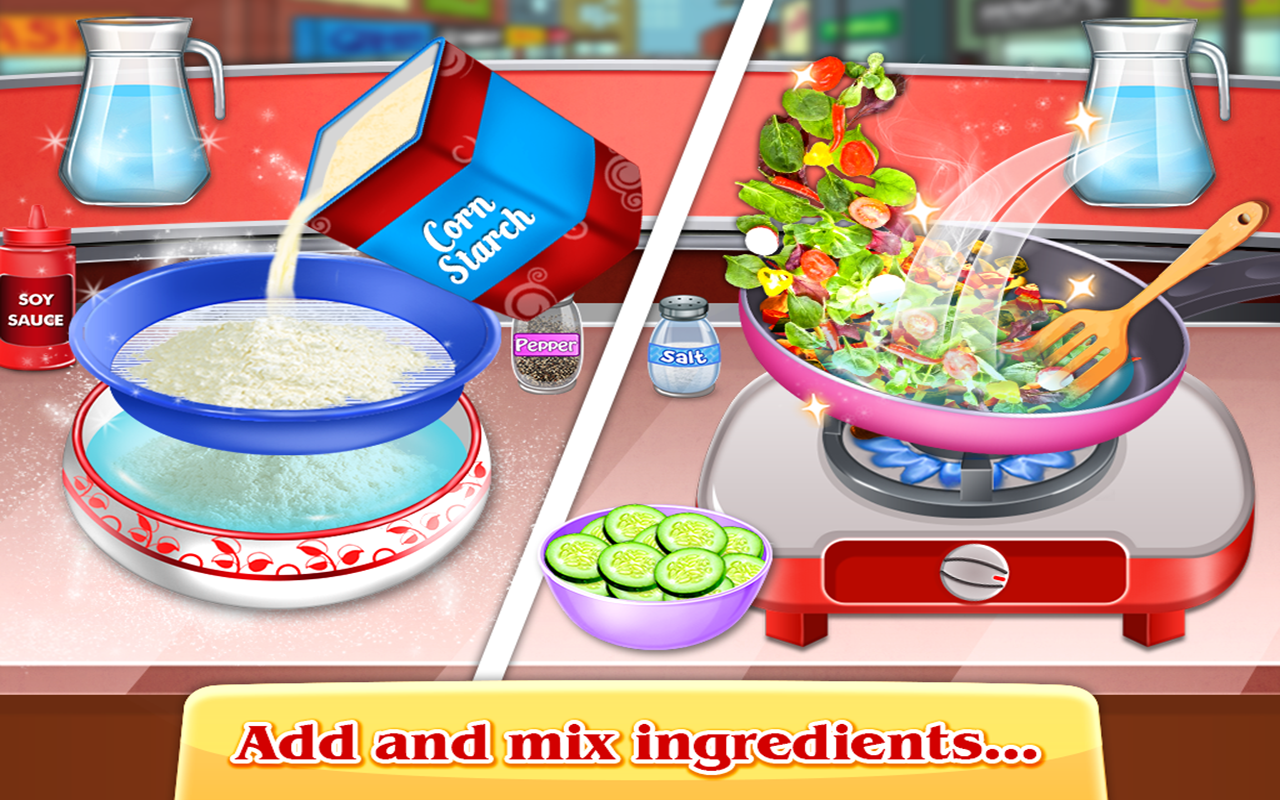 اسکرین شات 4 بازی Chinese Street Food Maker