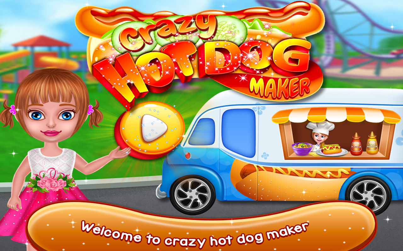 اسکرین شات 1 بازی Crazy HotDog Maker Cooking