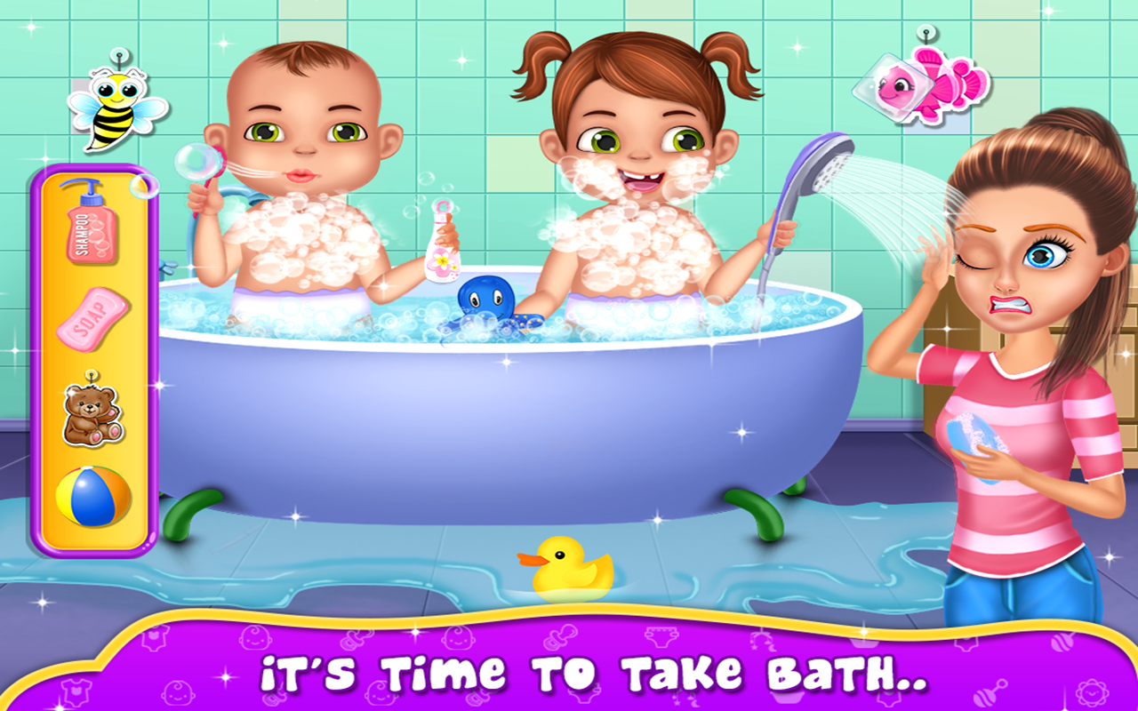 اسکرین شات 2 بازی My Newborn Twins Baby Care