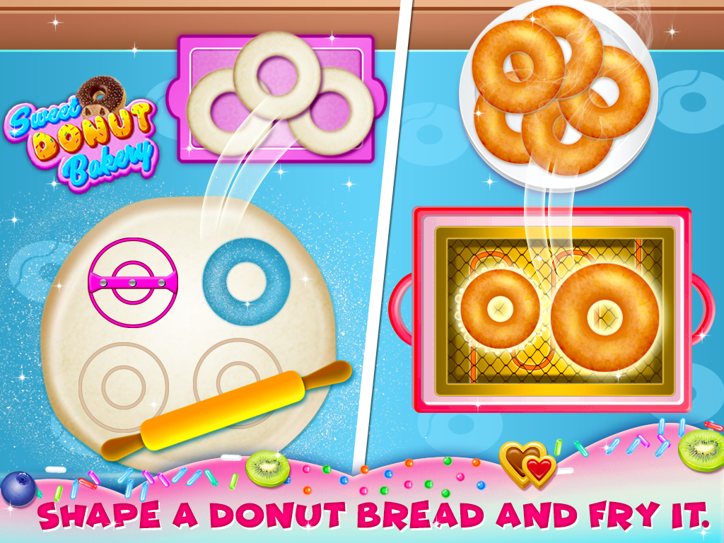 اسکرین شات 2 بازی Sweet Donuts Bakery Game