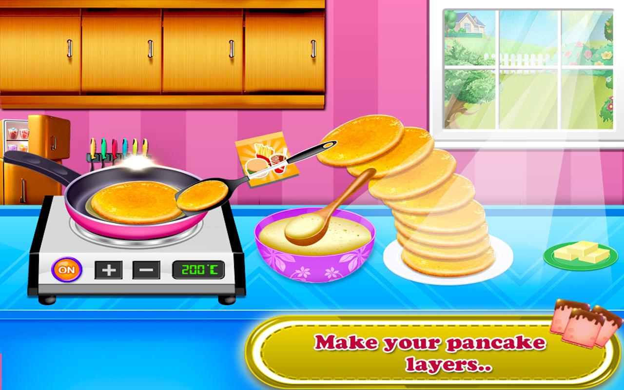 اسکرین شات 2 بازی Sweet Pancake Maker Game