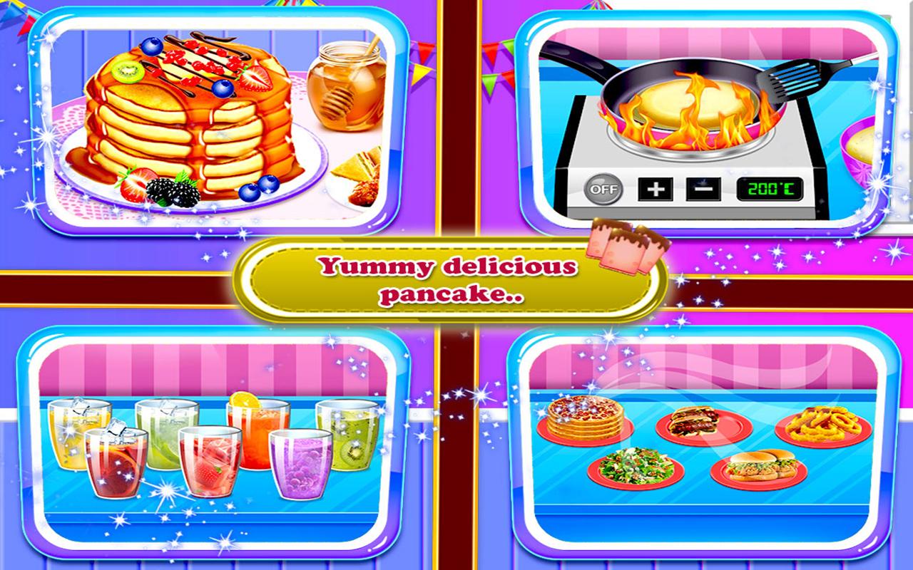 اسکرین شات 3 بازی Sweet Pancake Maker Game