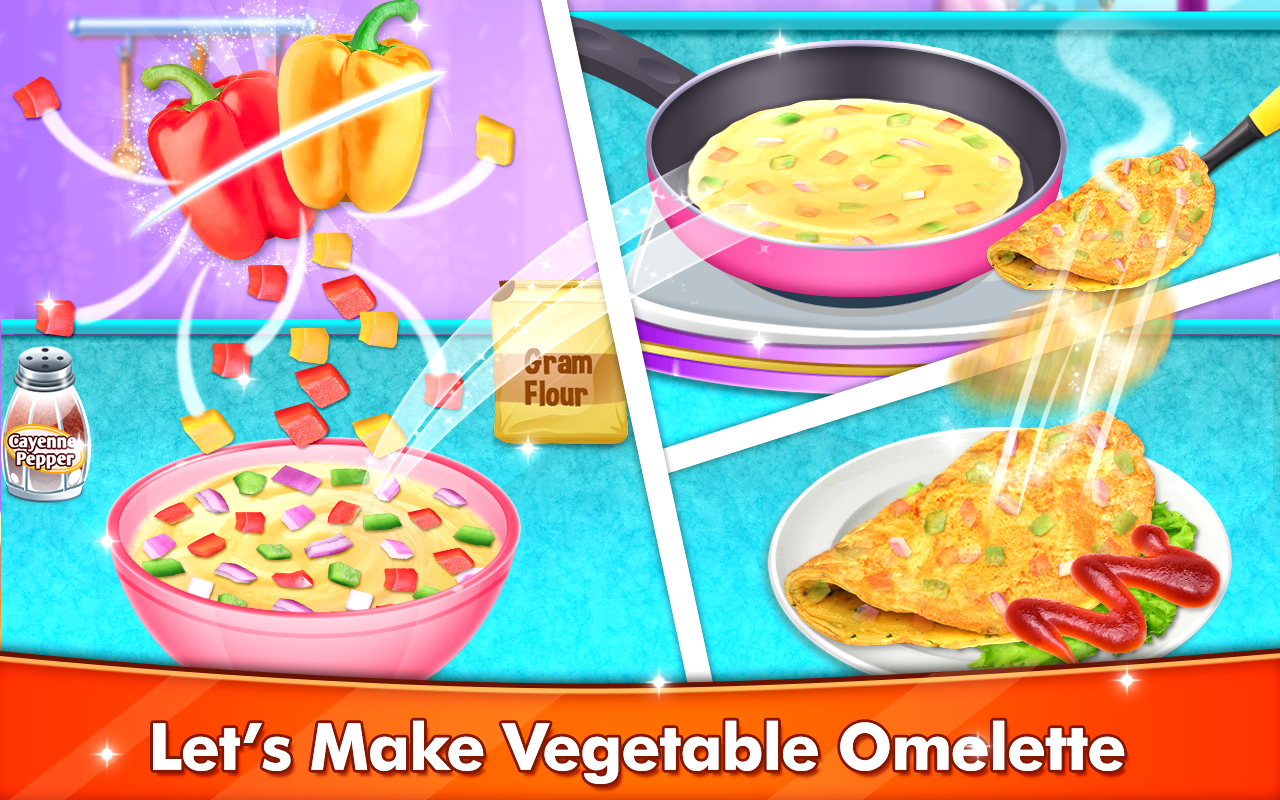 اسکرین شات 3 بازی Vegan Food Cooking Game
