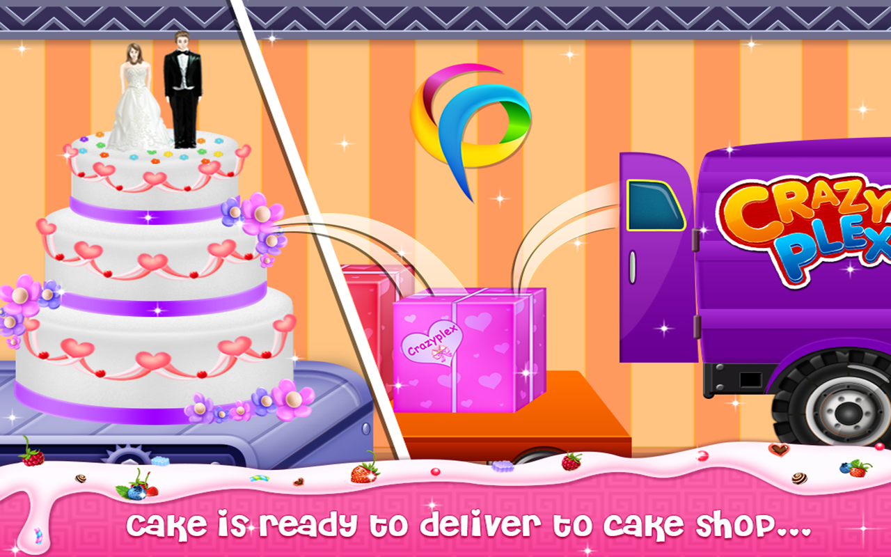 اسکرین شات 4 بازی Wedding Cake Maker Factory
