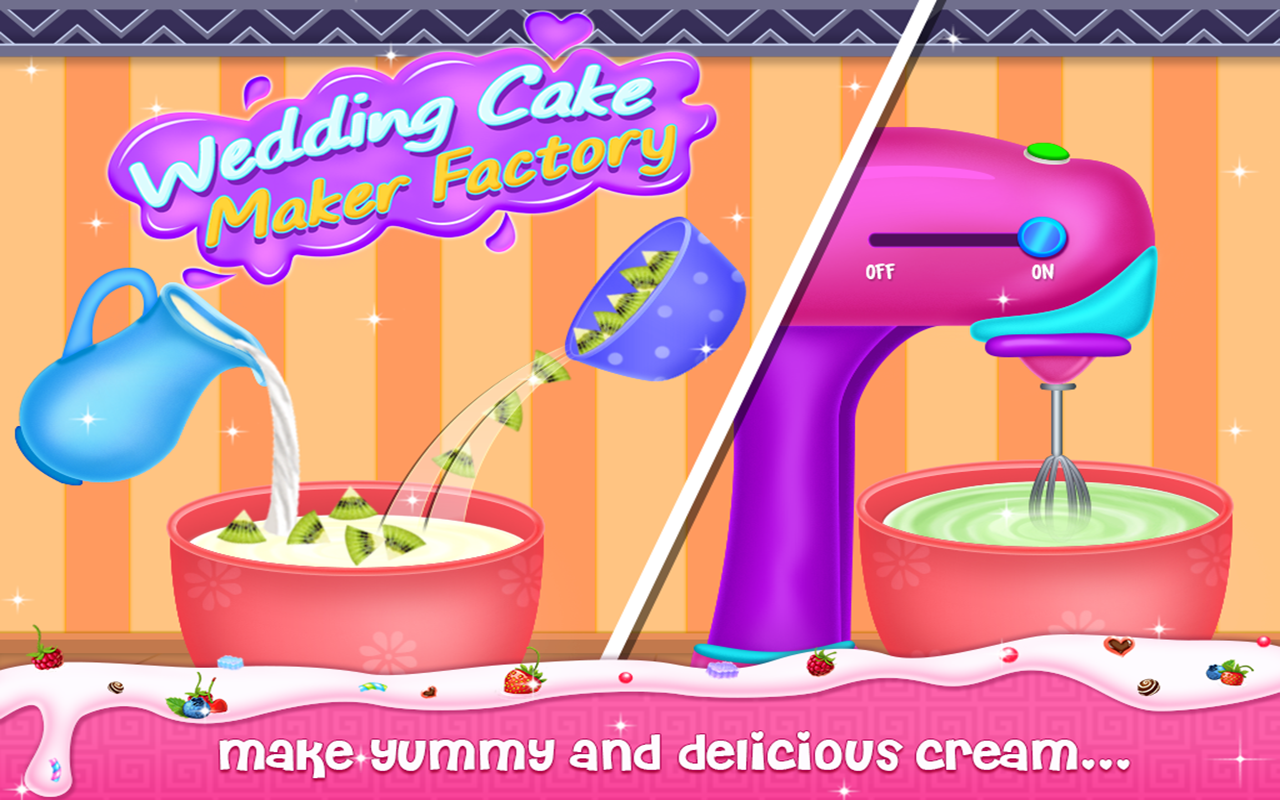 اسکرین شات 2 بازی Wedding Cake Maker Factory