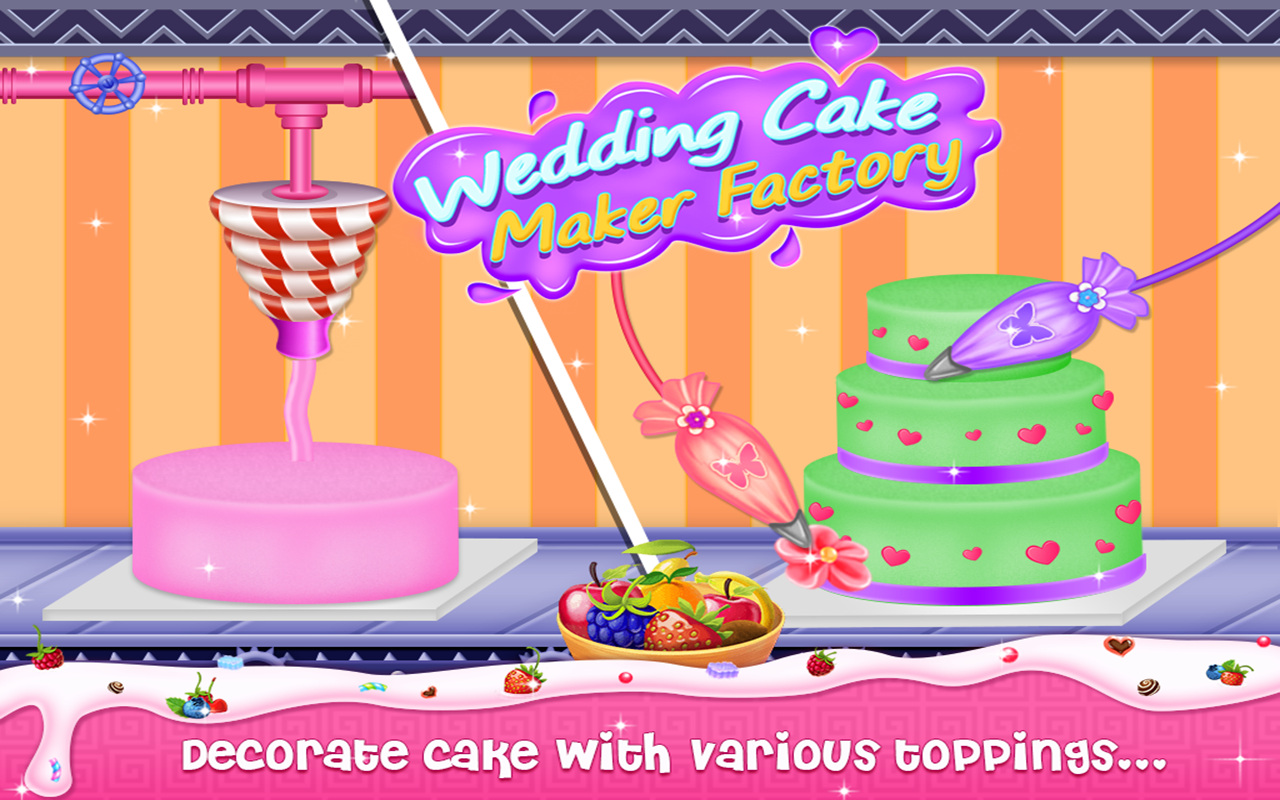 اسکرین شات 3 بازی Wedding Cake Maker Factory