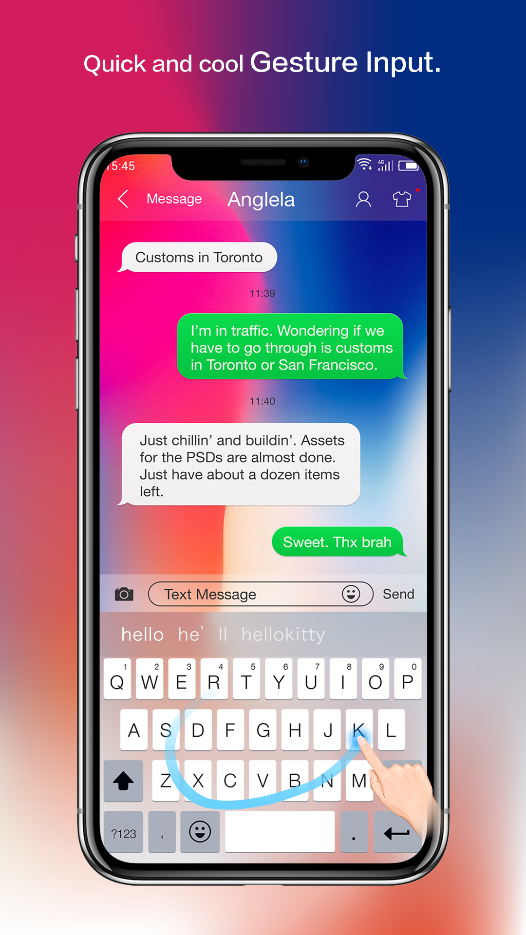 اسکرین شات 4 برنامه Emoji Keyboard - CrazyCorn