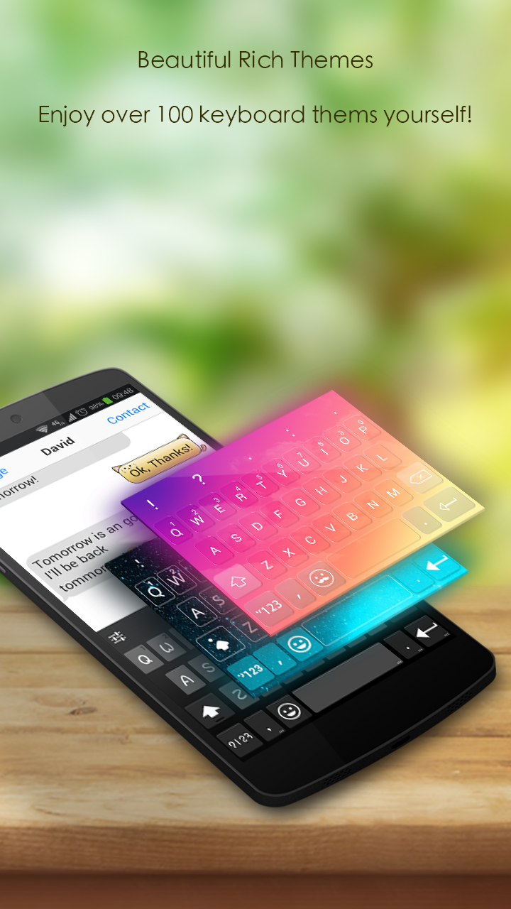 اسکرین شات 2 برنامه Emoji Keyboard - CrazyCorn