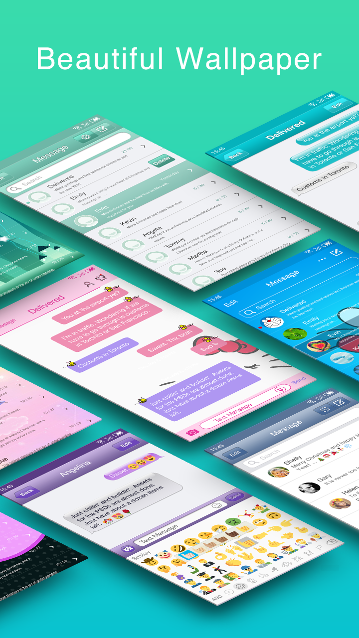اسکرین شات 1 برنامه Messaging+ 6 SMS, MMS