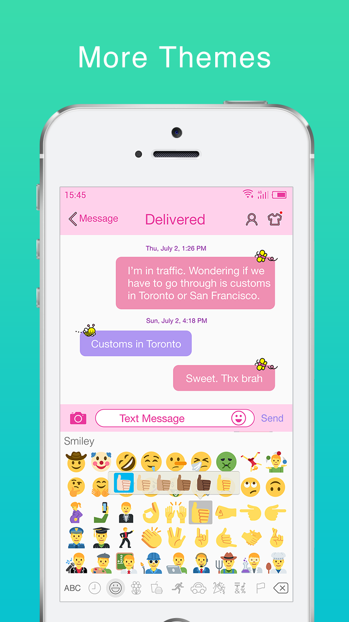اسکرین شات 4 برنامه Messaging+ 6 SMS, MMS