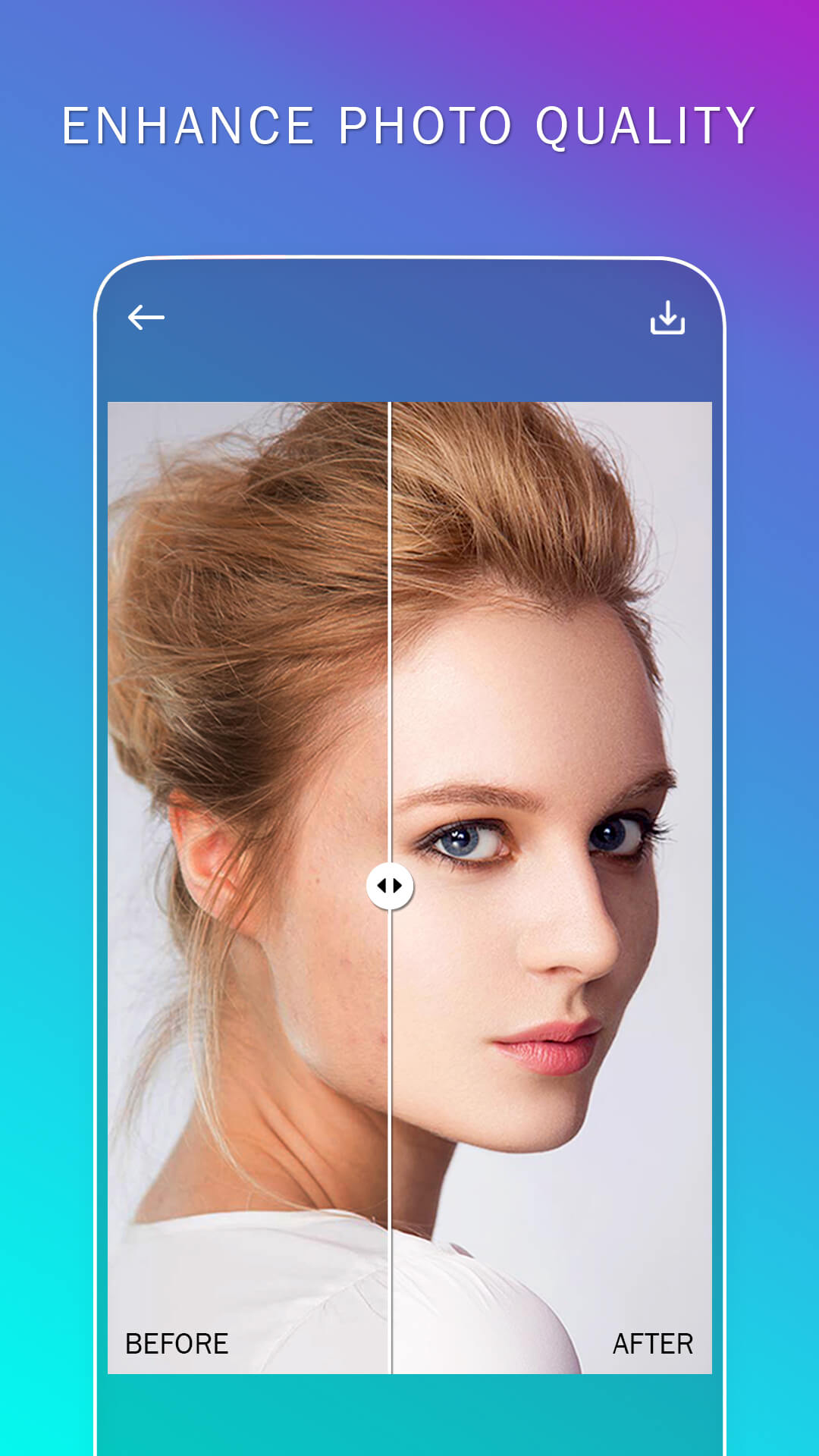 اسکرین شات 1 برنامه Photo Editor & Enhancer