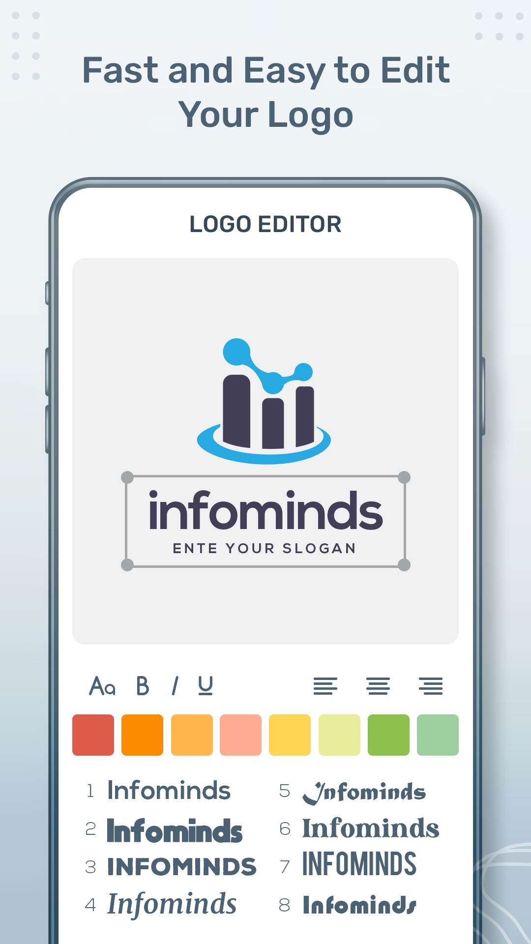 اسکرین شات 3 برنامه Logo Maker : Graphic Designer