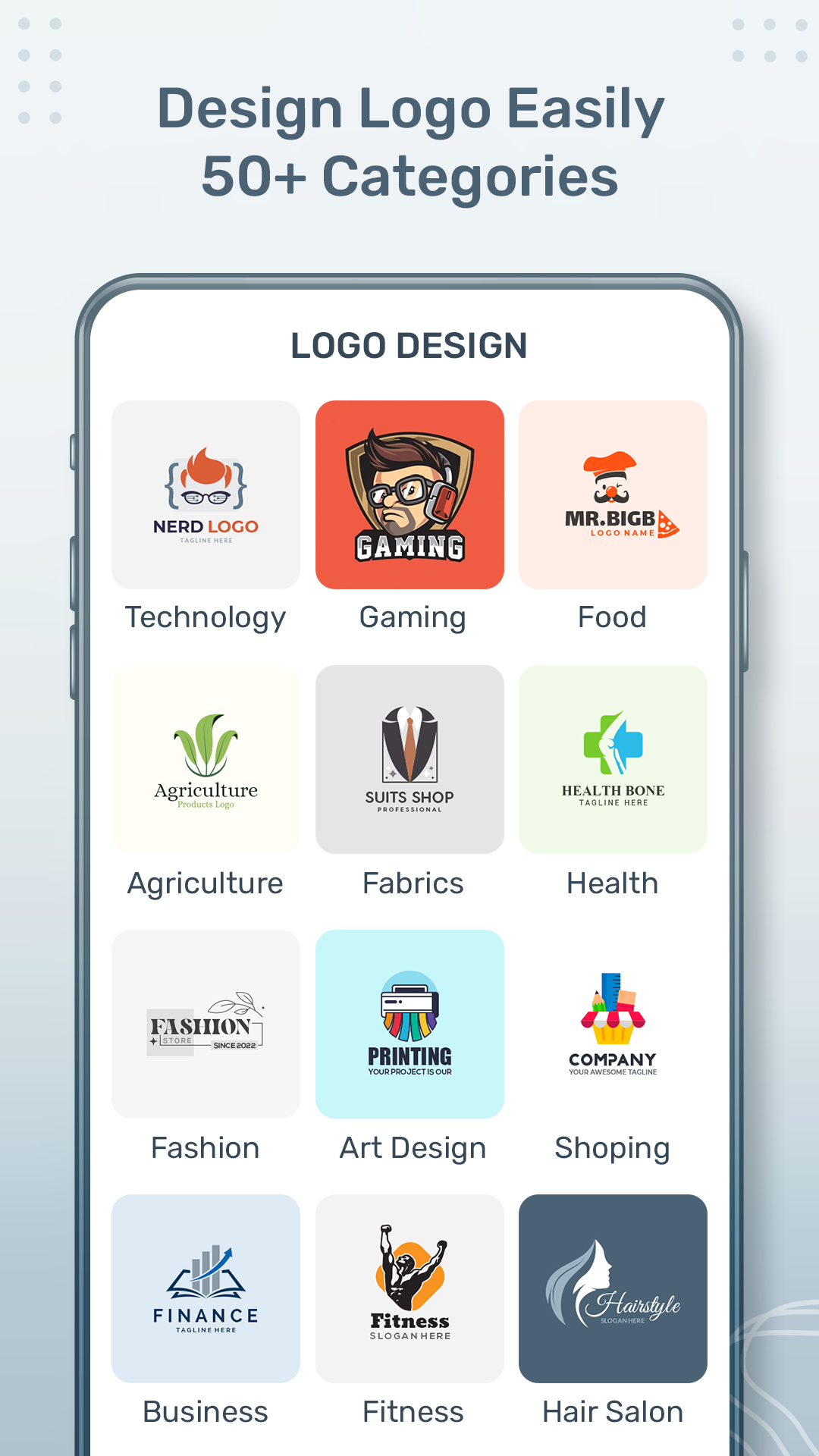 اسکرین شات 2 برنامه Logo Maker : Graphic Designer