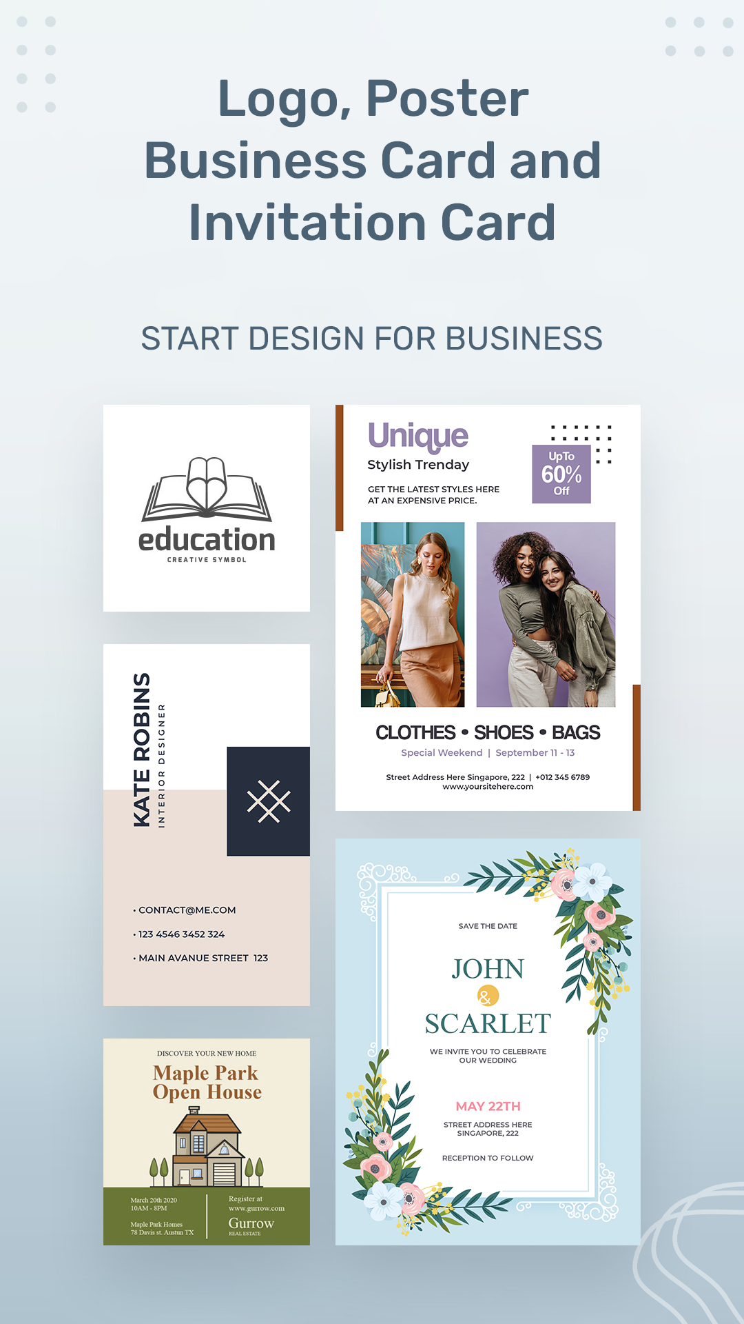 اسکرین شات 5 برنامه Logo Maker : Graphic Design
