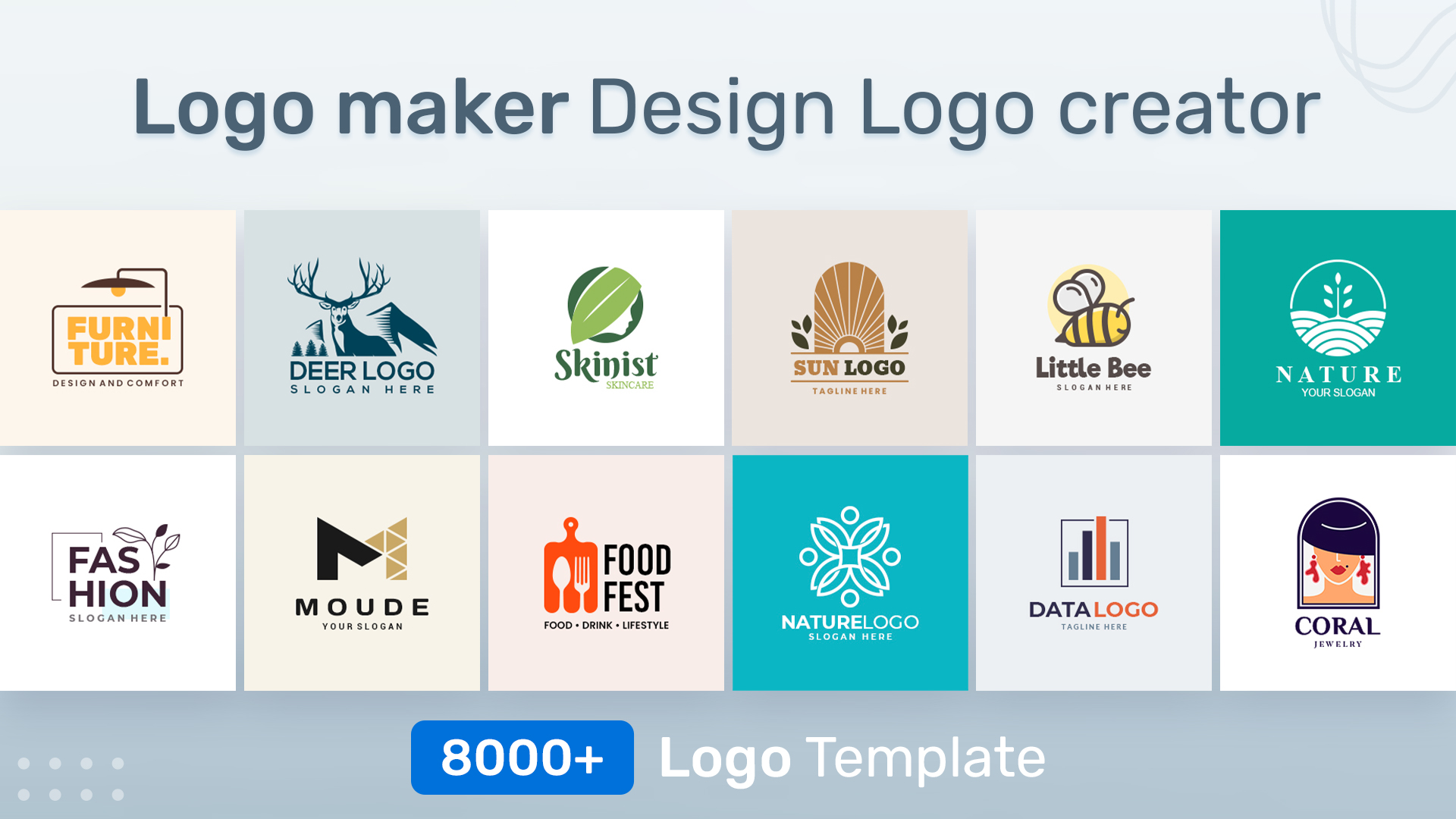 اسکرین شات 1 برنامه Logo Maker : Graphic Designer