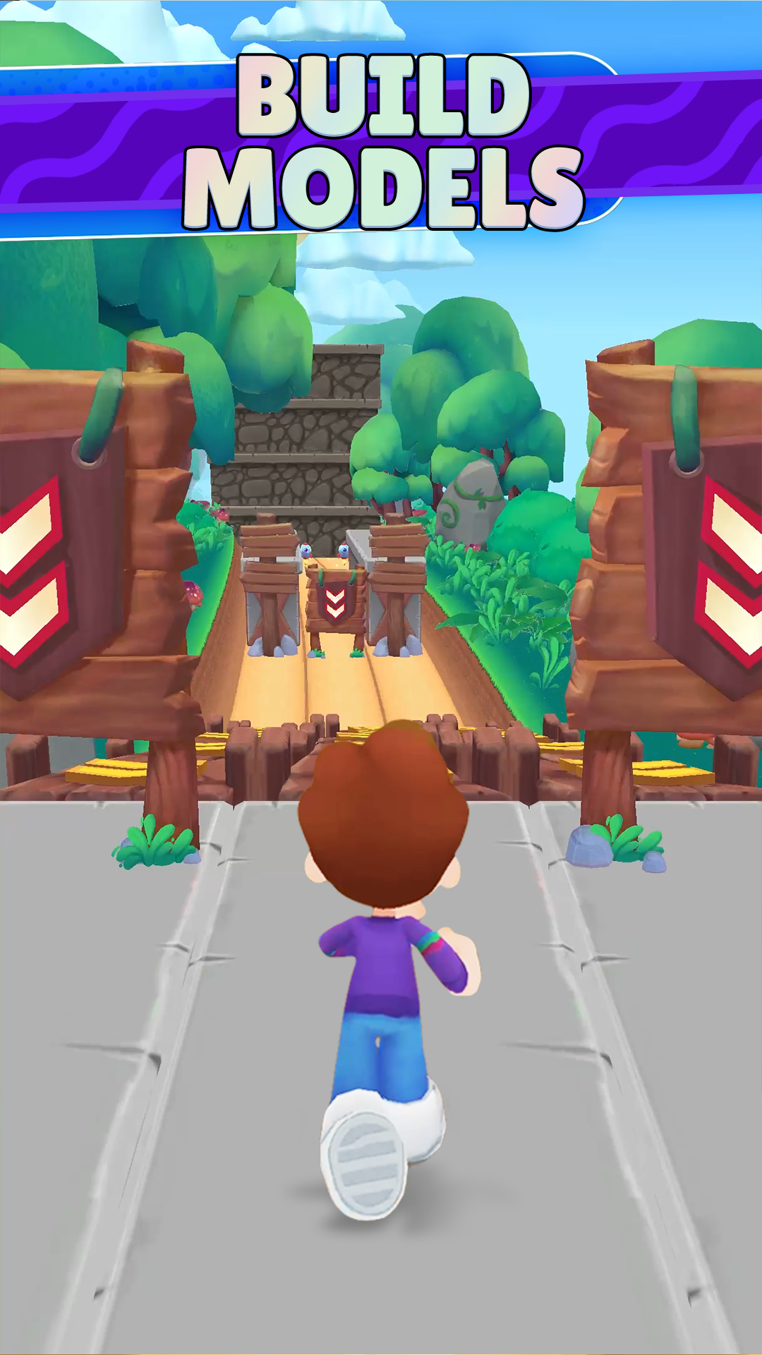 اسکرین شات 3 بازی Kooply Run: Subway Craft