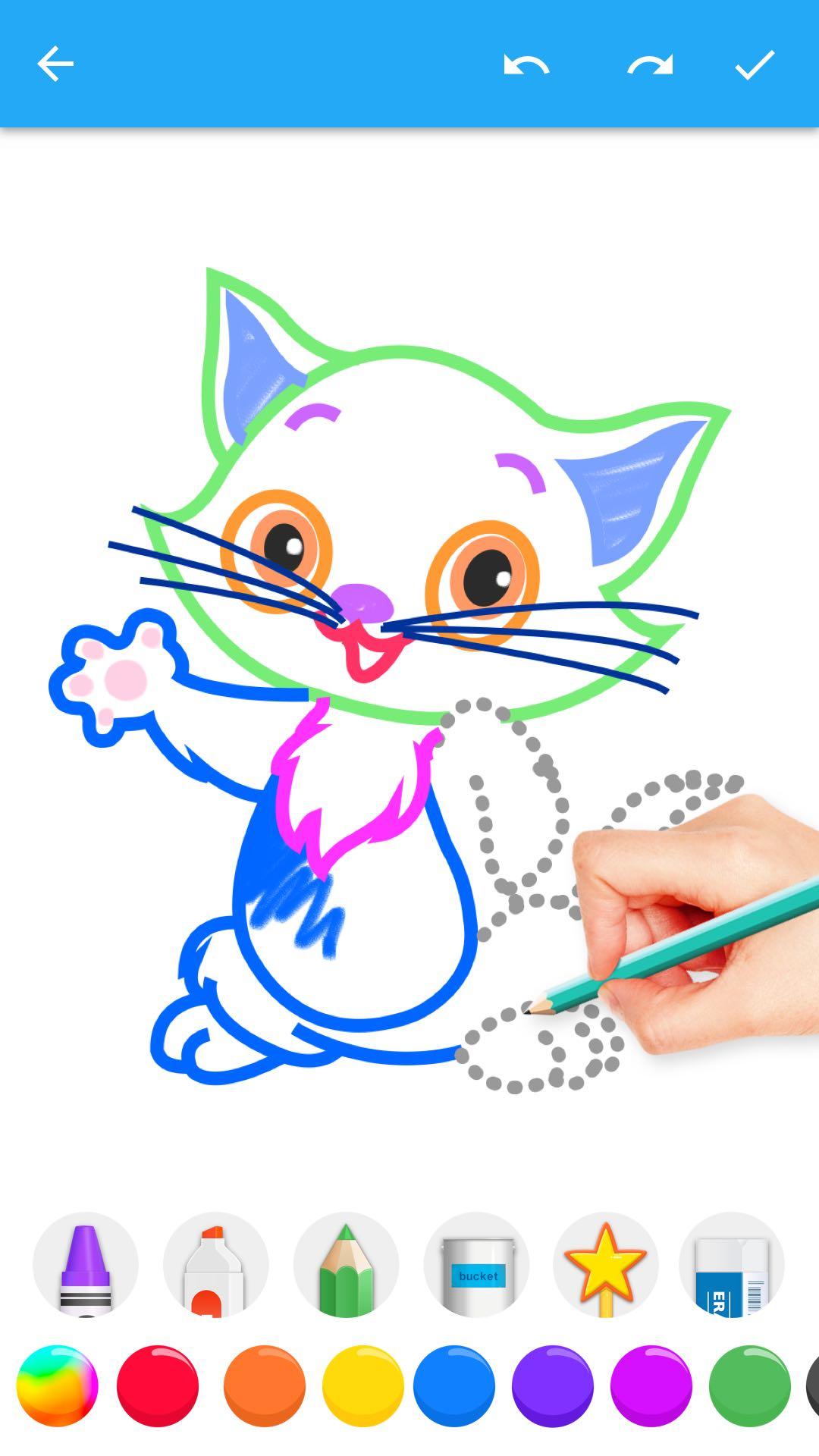 اسکرین شات 5 برنامه How To Draw Animal