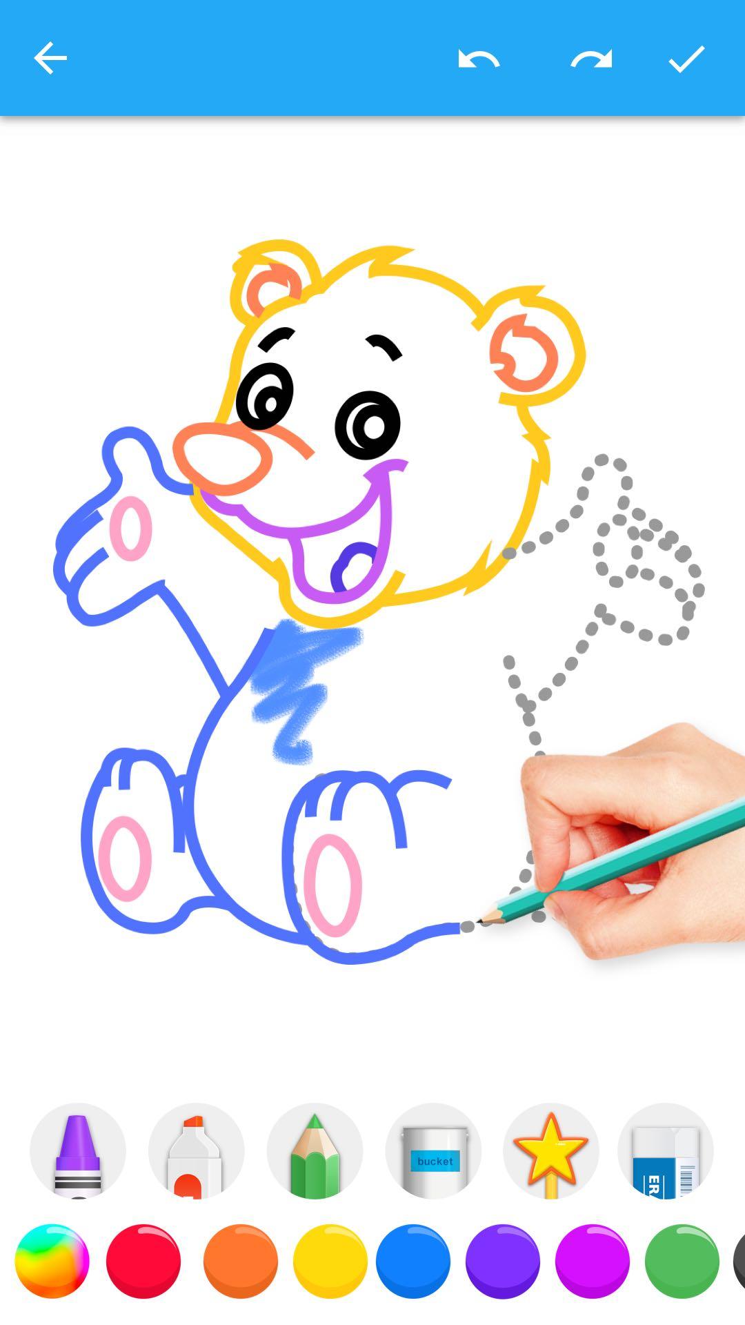 اسکرین شات 4 برنامه How To Draw Animal