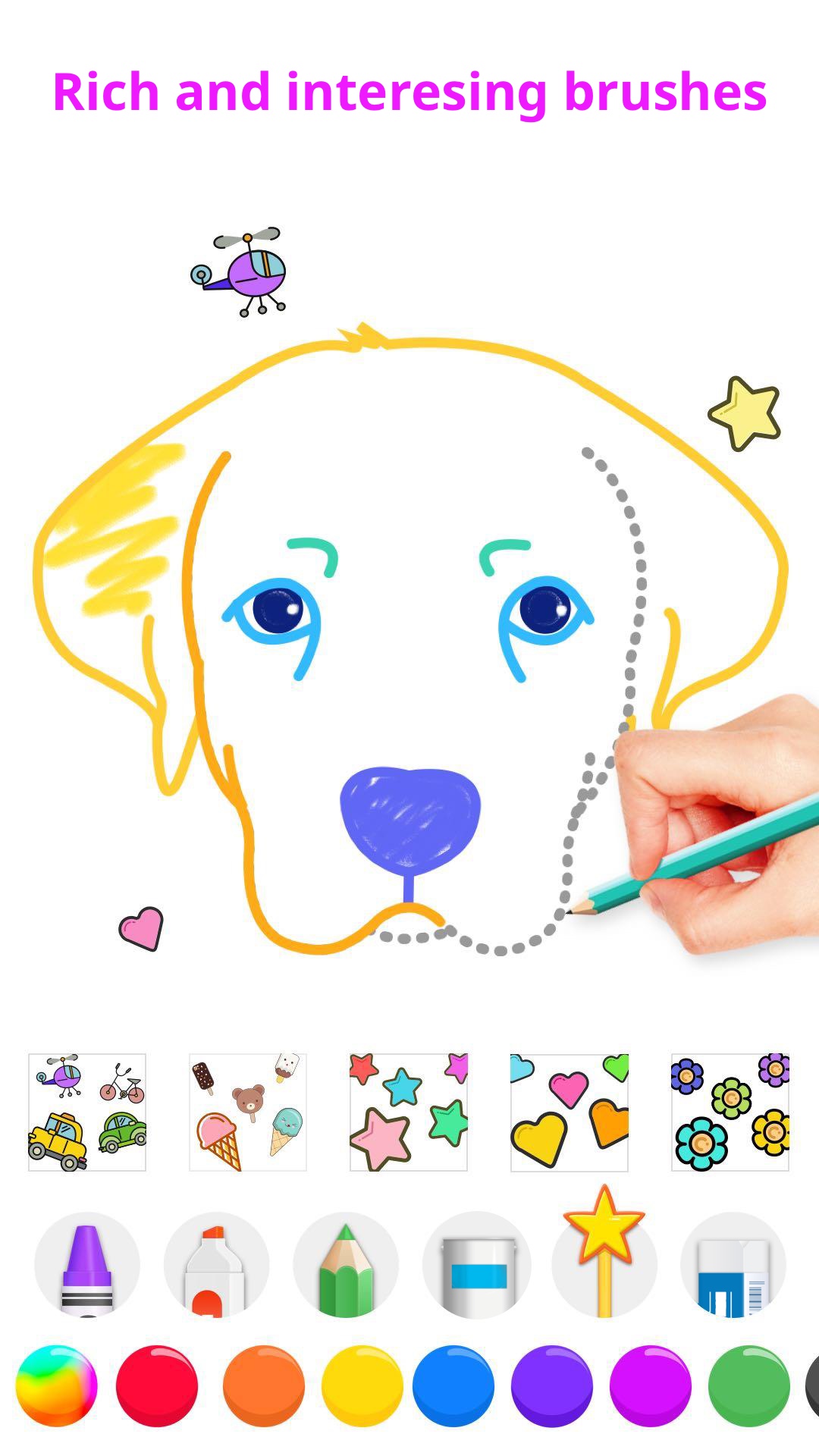 اسکرین شات 2 برنامه How To Draw Animal