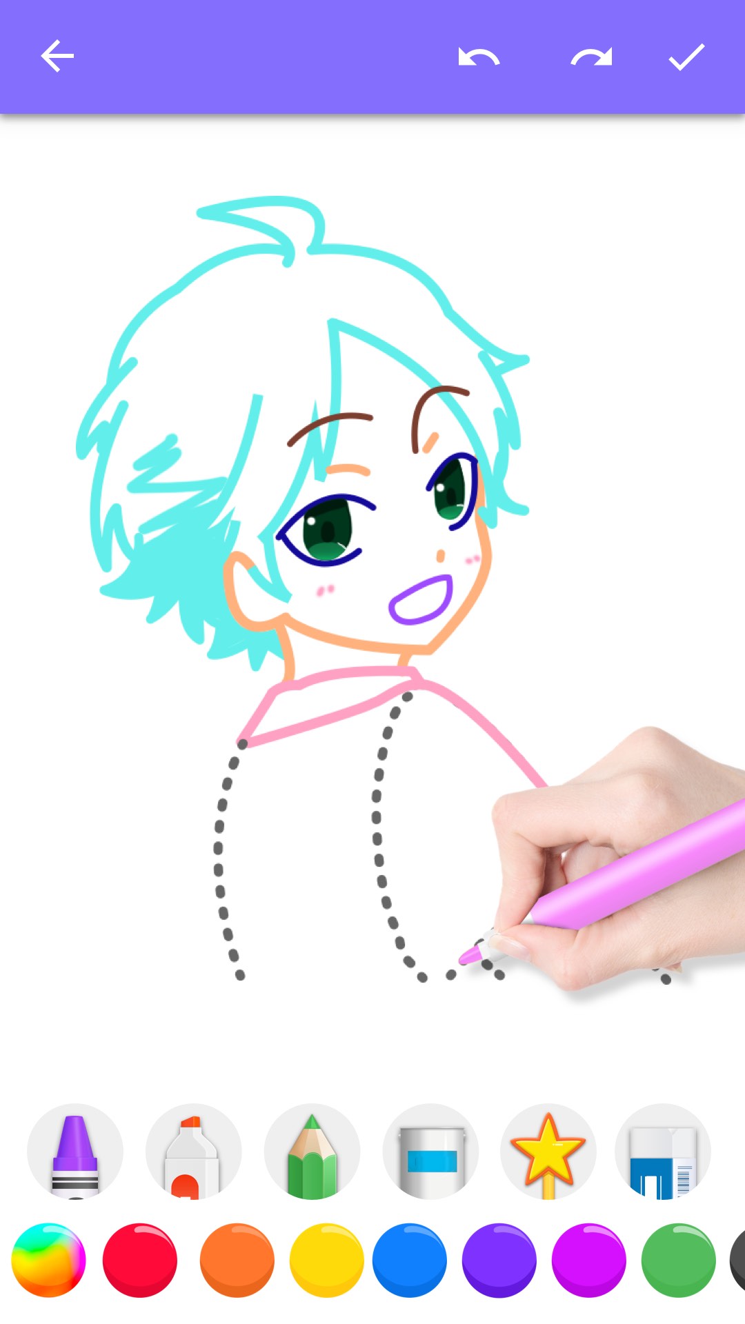 اسکرین شات 7 برنامه How To Draw Comics