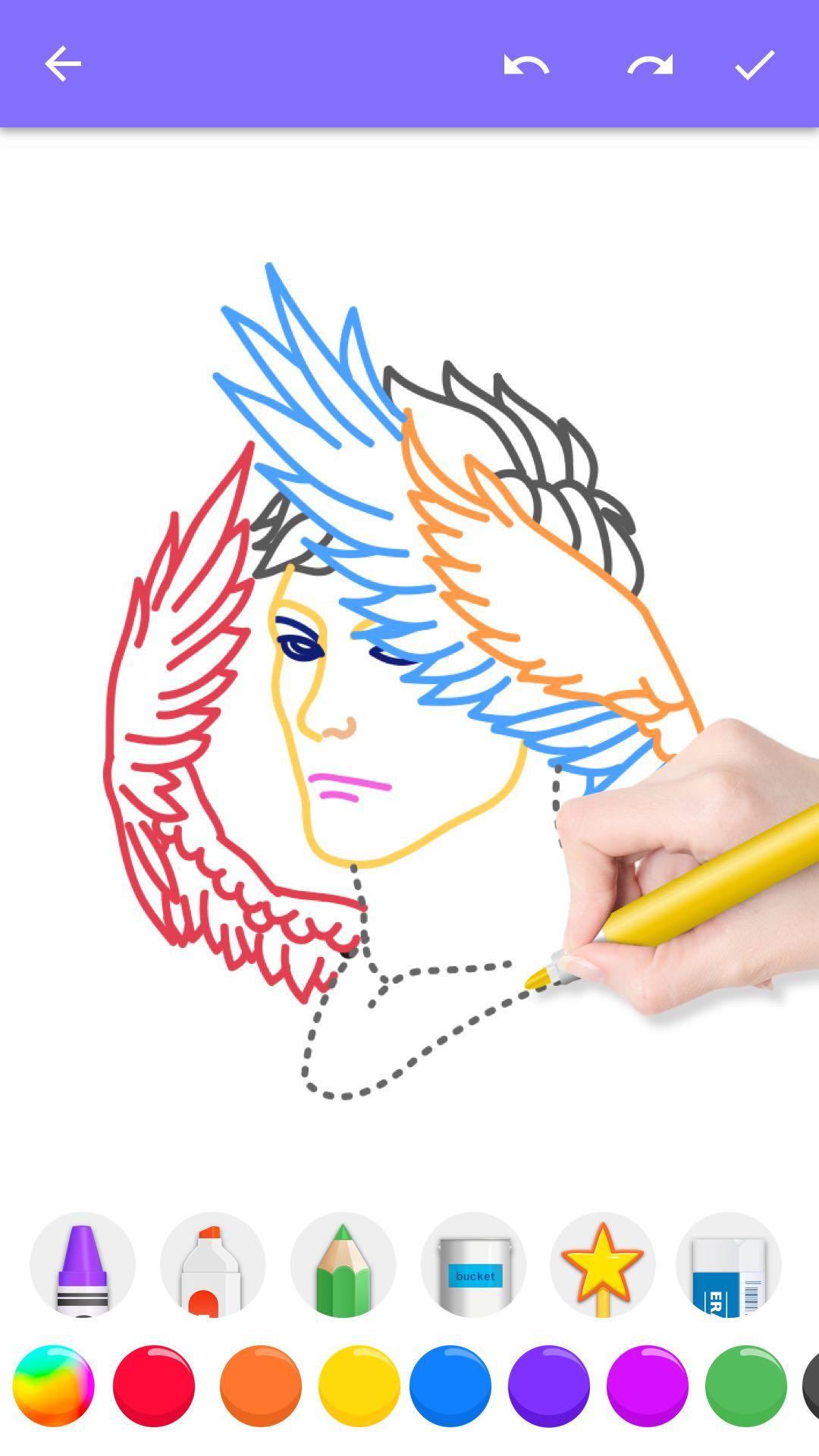 اسکرین شات 6 برنامه How To Draw Comics