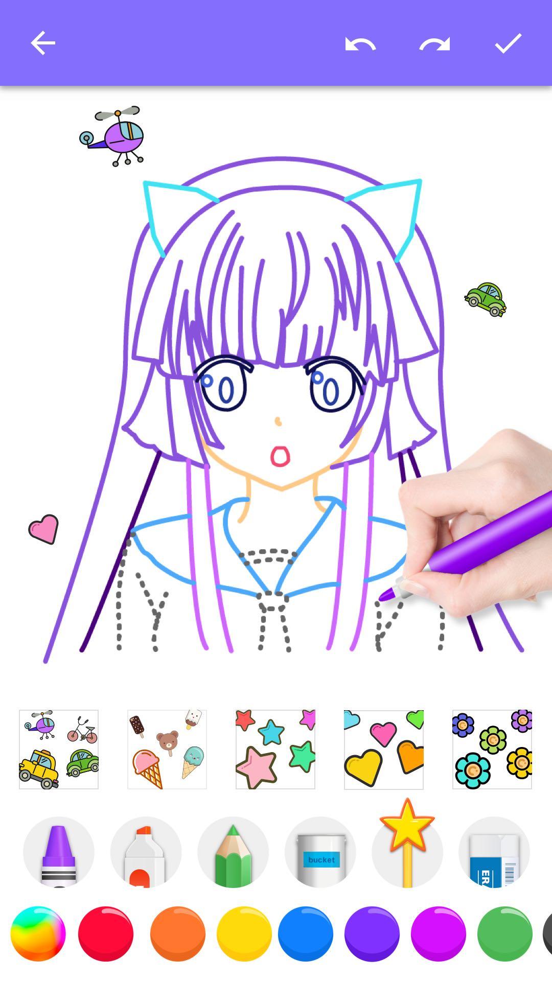 اسکرین شات 2 برنامه How To Draw Comics