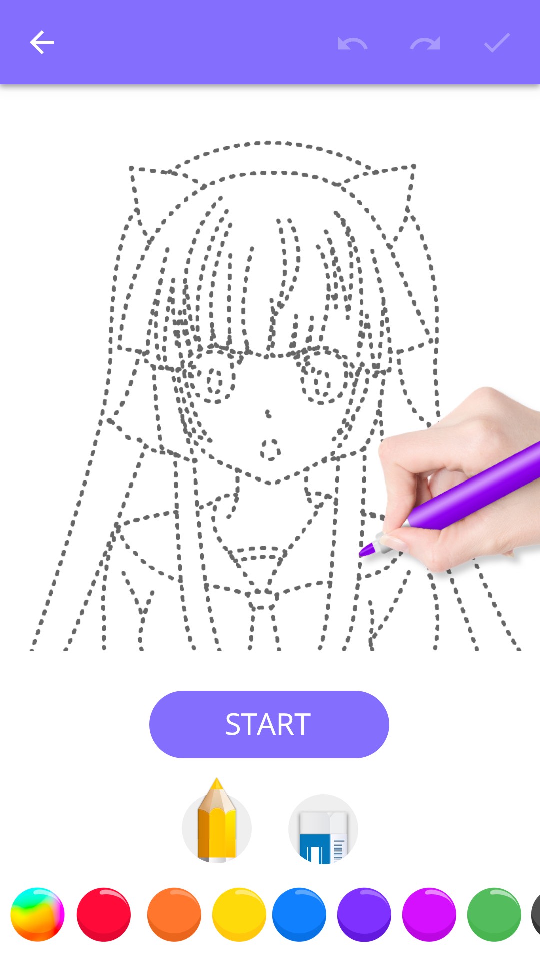 اسکرین شات 1 برنامه How To Draw Comics