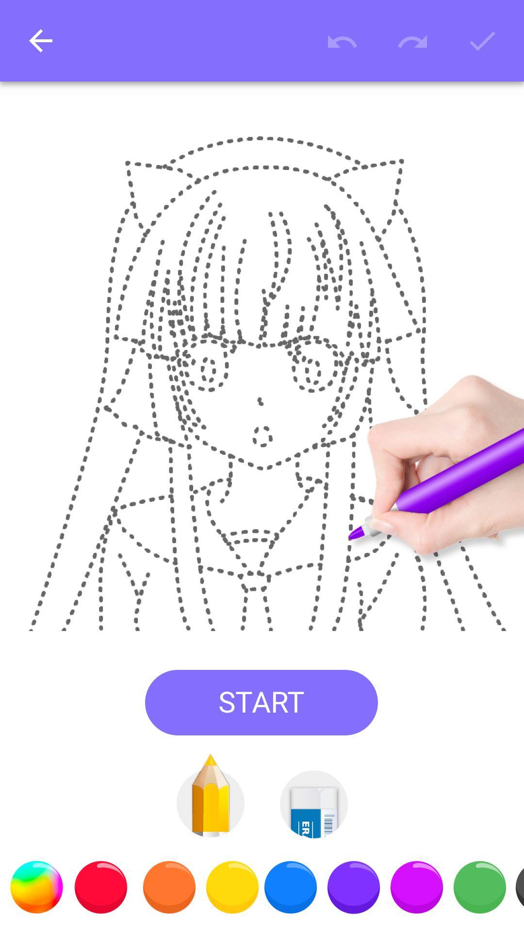 اسکرین شات 1 برنامه How To Draw Comics