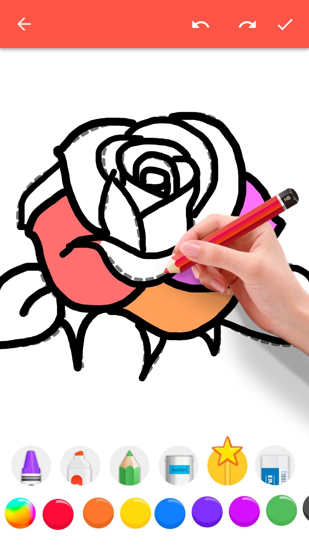 اسکرین شات 7 برنامه How To Draw Flowers