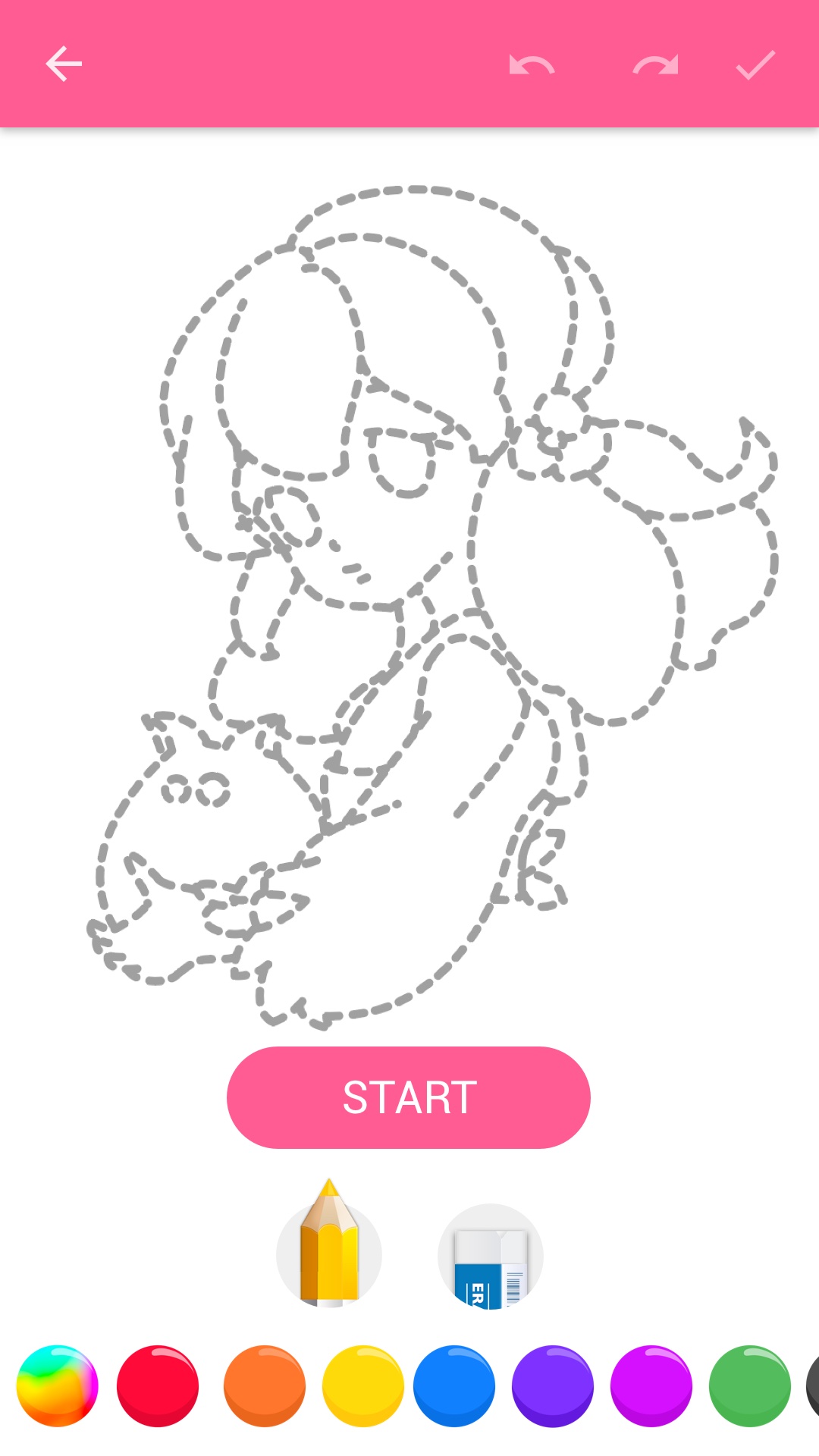 اسکرین شات 2 برنامه How To Draw Princess