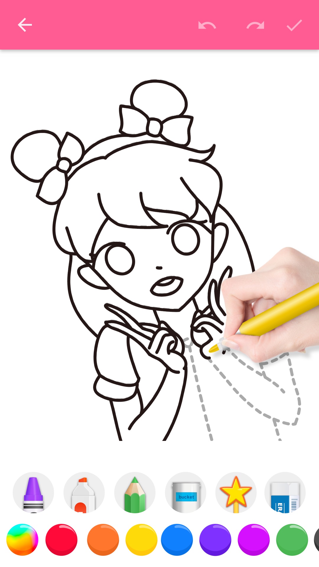 اسکرین شات 5 برنامه How To Draw Princess