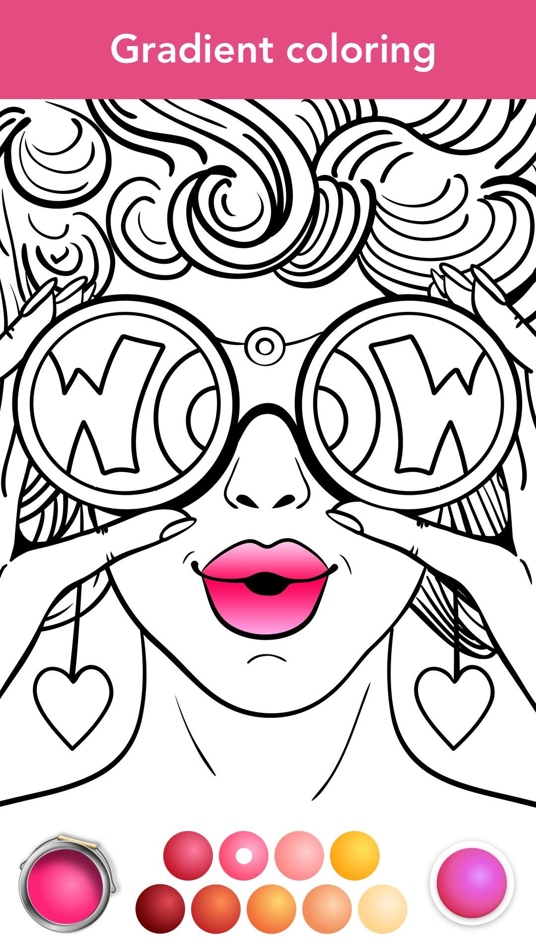اسکرین شات 3 برنامه Colorfit: Drawing & Coloring
