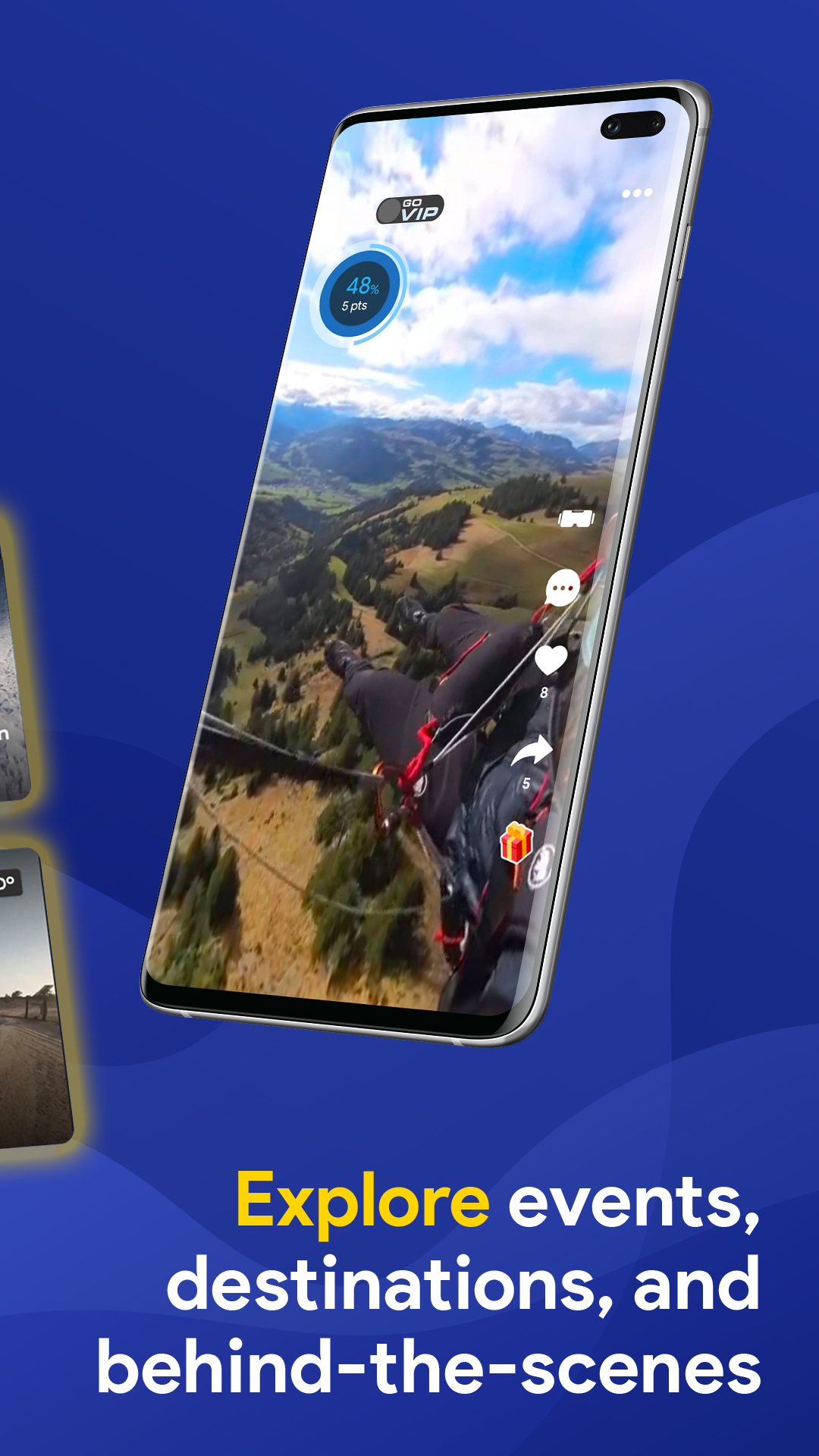 اسکرین شات 2 برنامه VUZ: Live 360 VR Videos