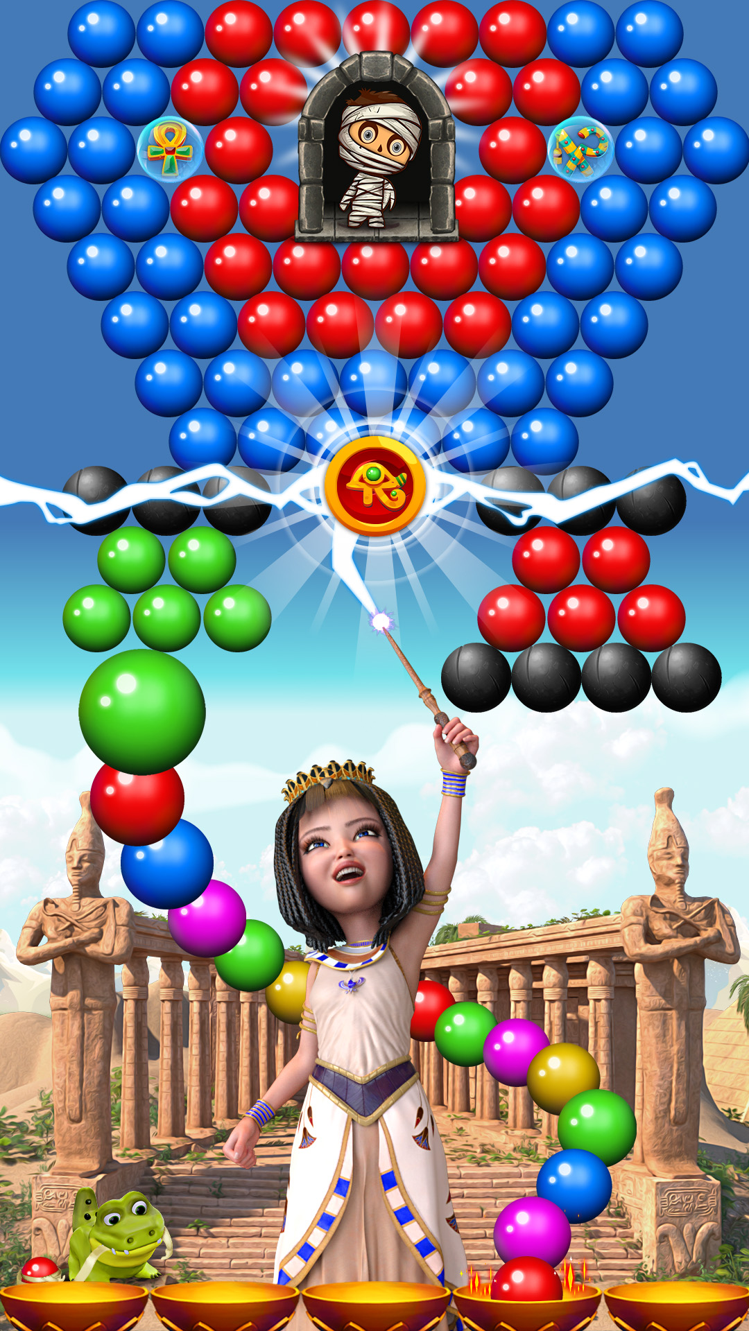 اسکرین شات 5 بازی Bubble Ancient: Pyramid Pop