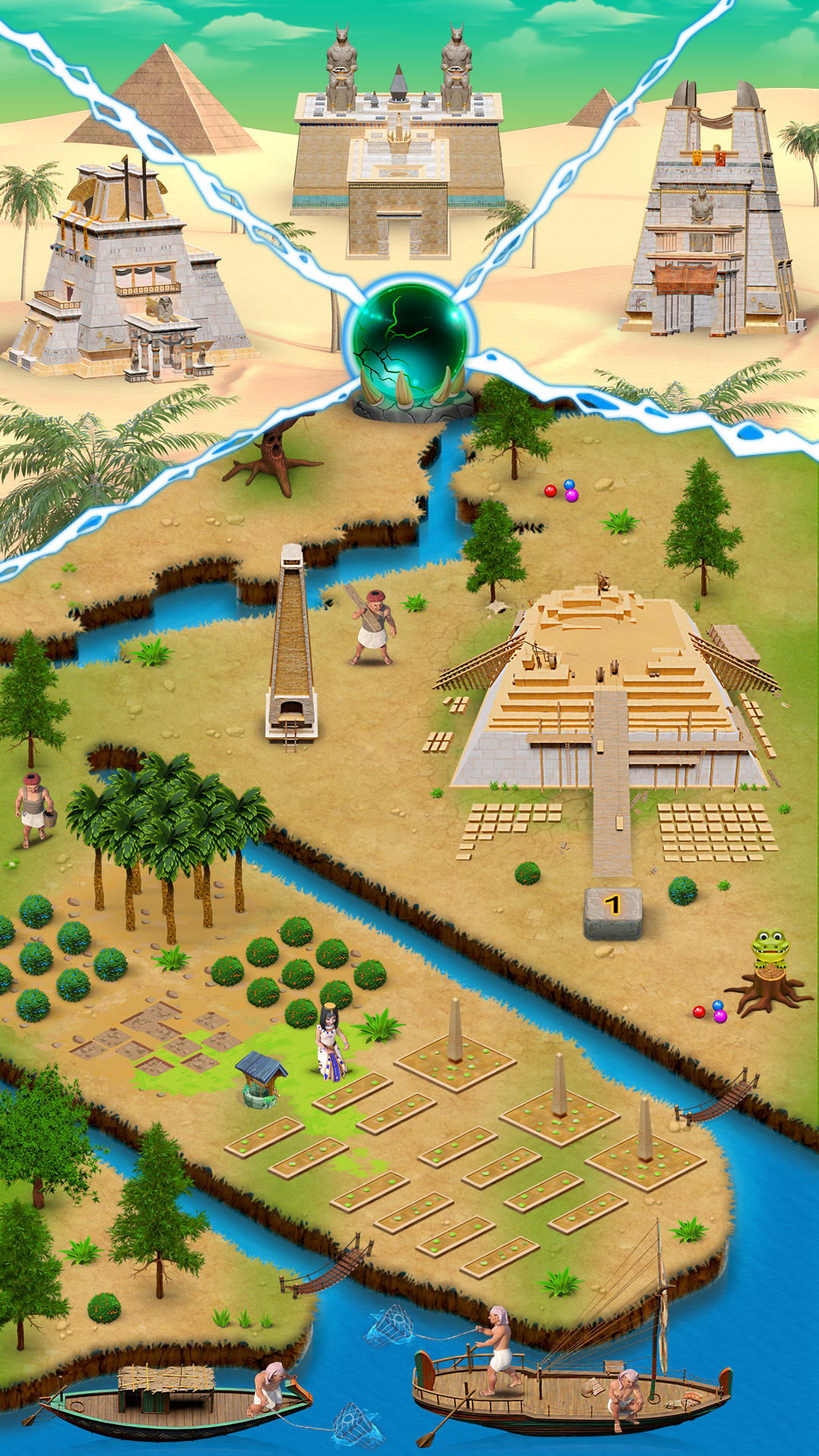 اسکرین شات 4 بازی Bubble Ancient: Pyramid Pop