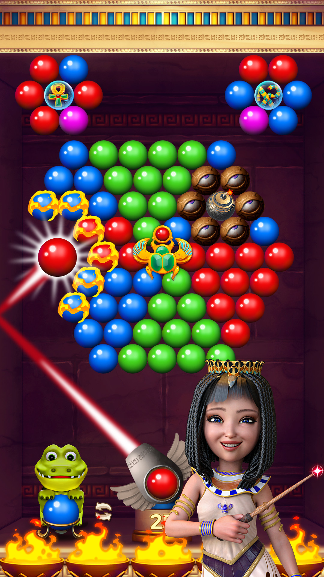 اسکرین شات 1 بازی Bubble Ancient: Pyramid Pop