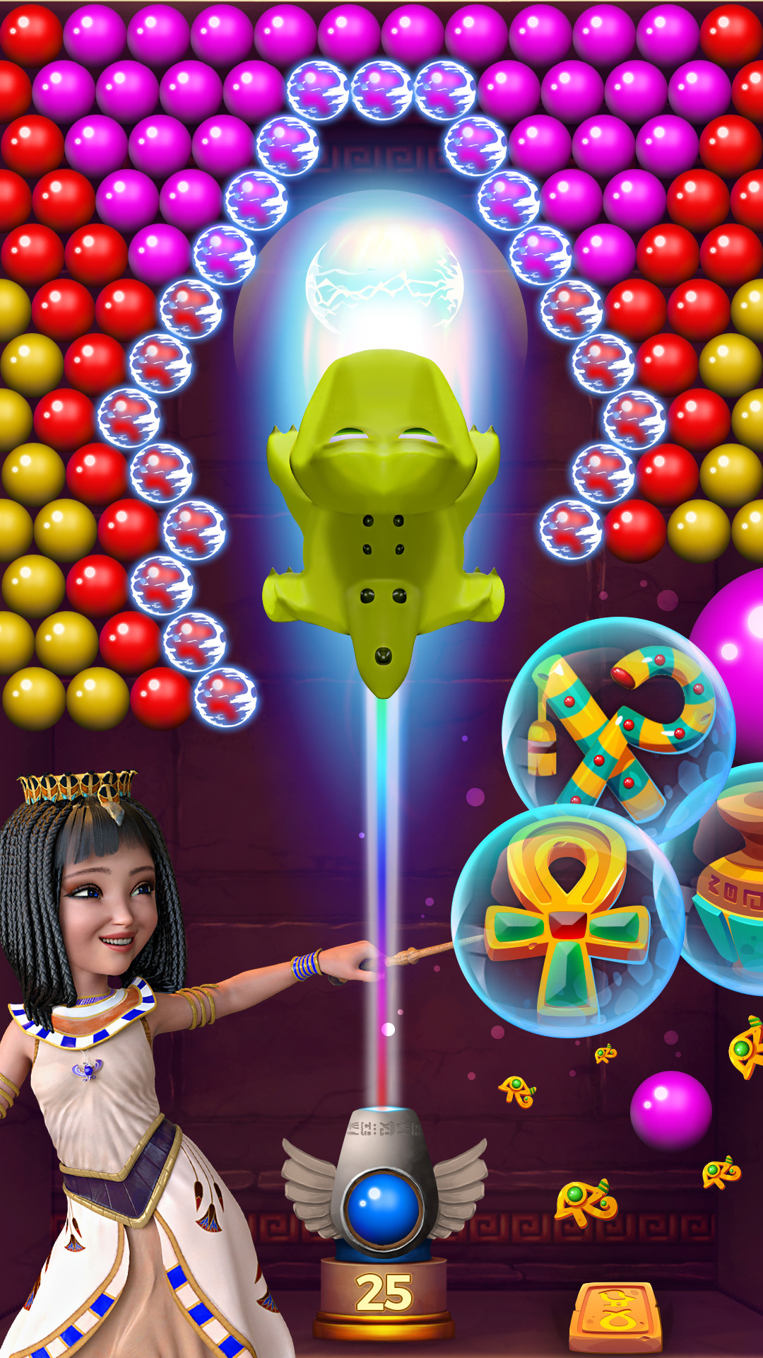 اسکرین شات 3 بازی Bubble Ancient: Pyramid Pop