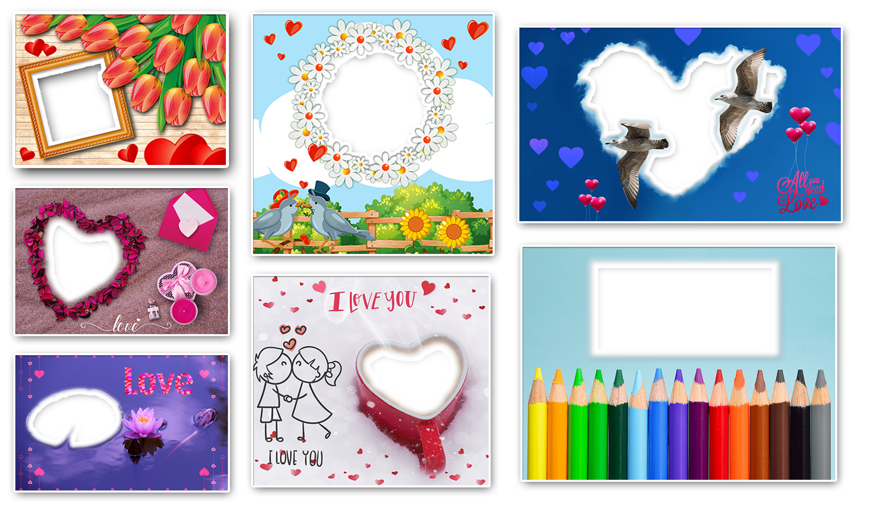 اسکرین شات 5 برنامه Art Love Frame - artistic phot