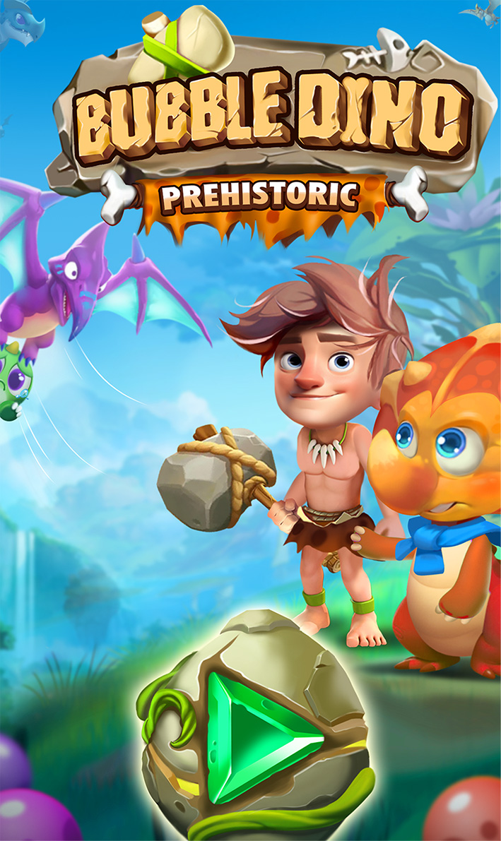 اسکرین شات 4 بازی Bubble Dino Prehistoric