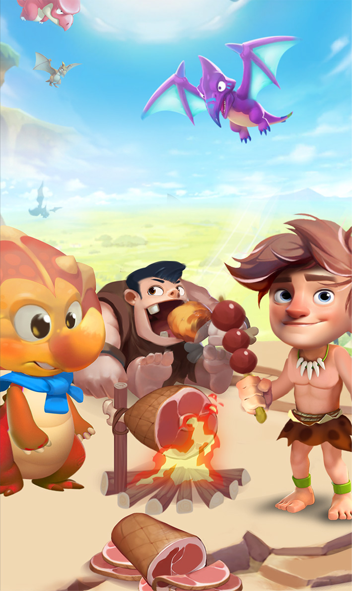 اسکرین شات 6 بازی Bubble Dino Prehistoric