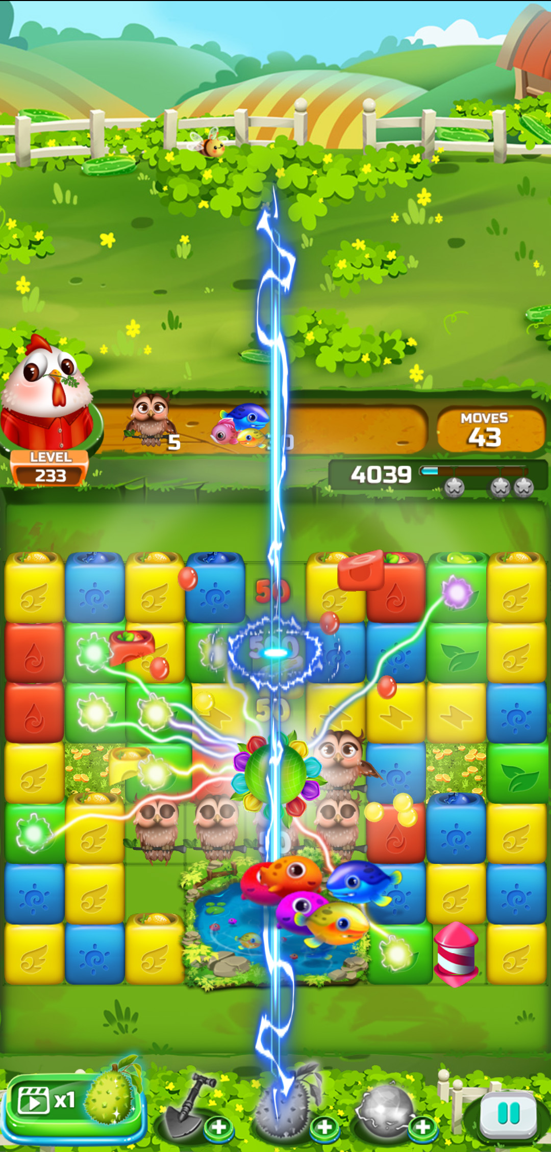 اسکرین شات 8 بازی Fruit Funny Blocks: farm cubes