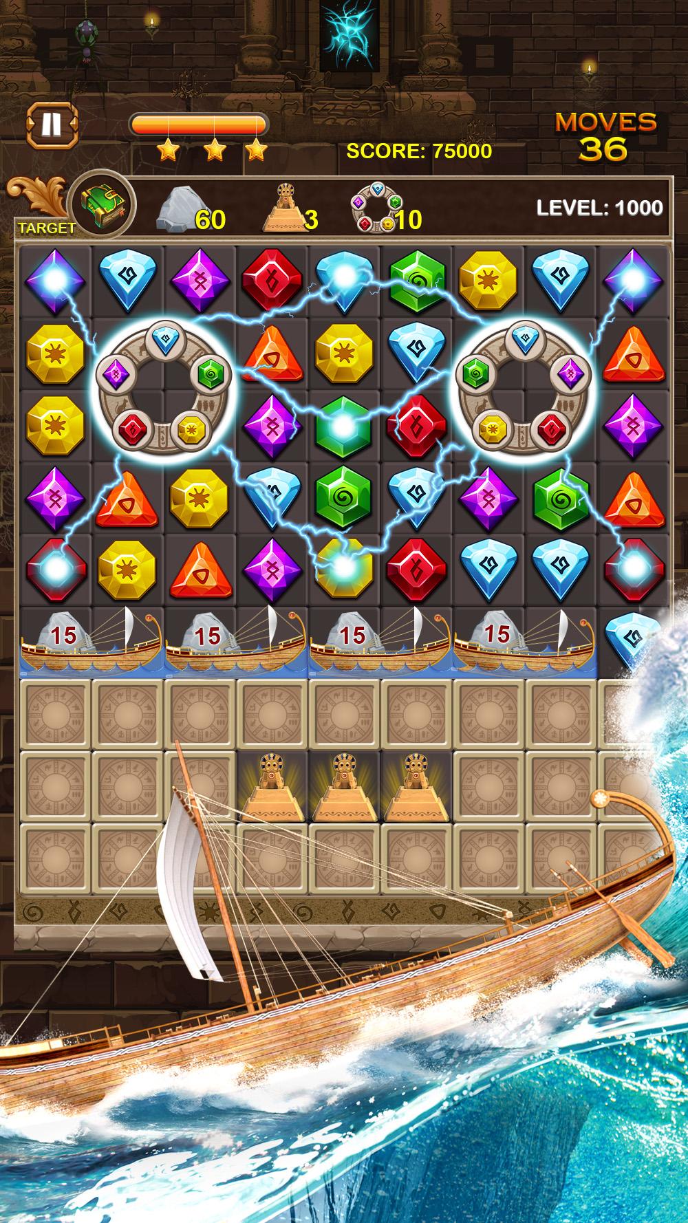 اسکرین شات 3 بازی Jewel Ancient Pyramid Treasure