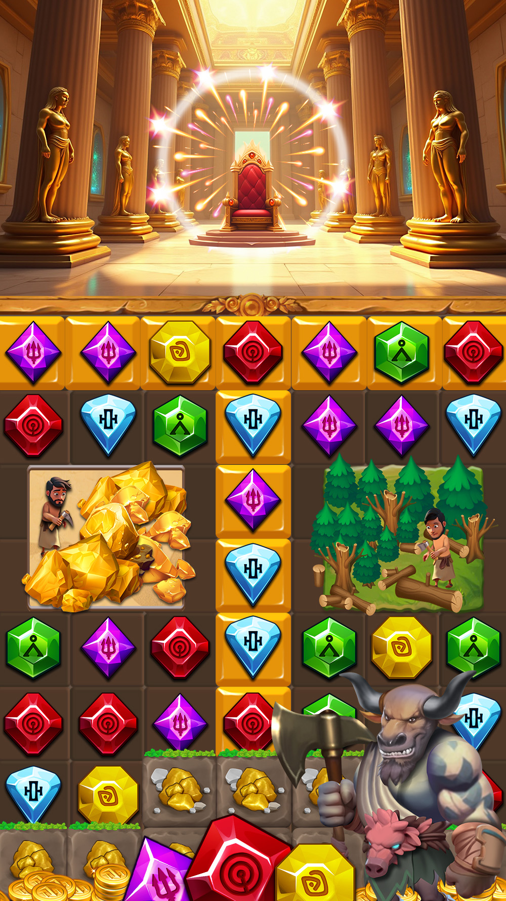 اسکرین شات 6 بازی Jewel Ancient 3: Atlantis Gems